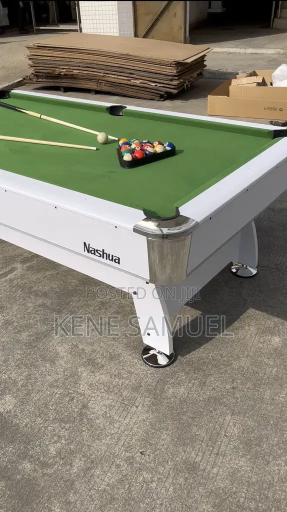 7 Feet Snooker Pool Table (White)