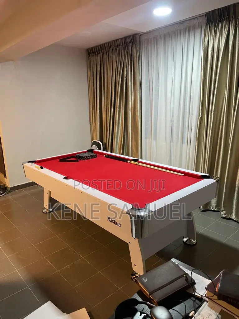 7 Feet Snooker Pool Table (White)