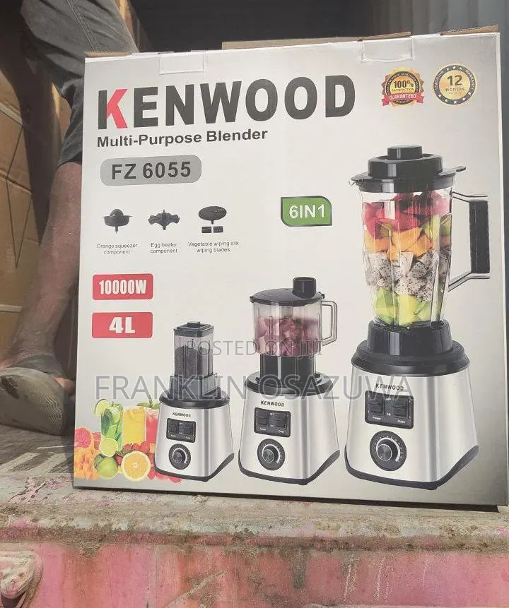 Kenwood Multi-Purpose Blender FZ 6055 – 6-in-1, 1000W, 4L