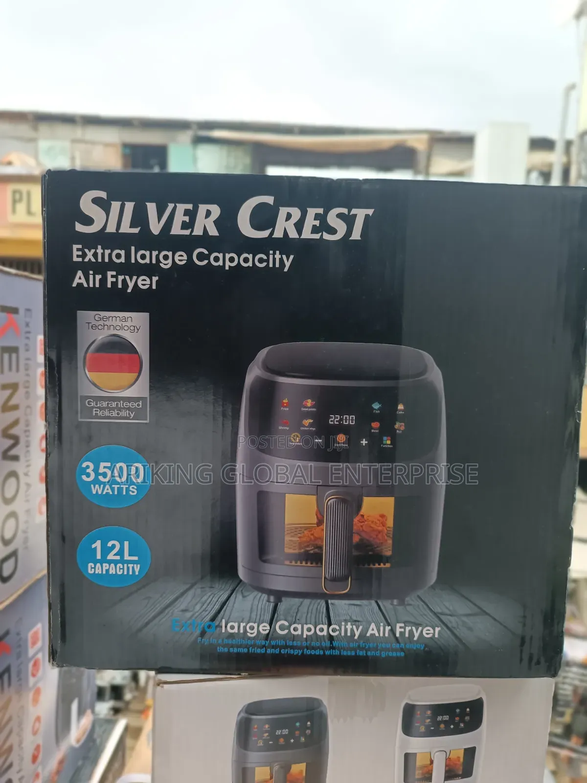 Silver Crest 12L Extra Large Digital Air Fryer – 3500W