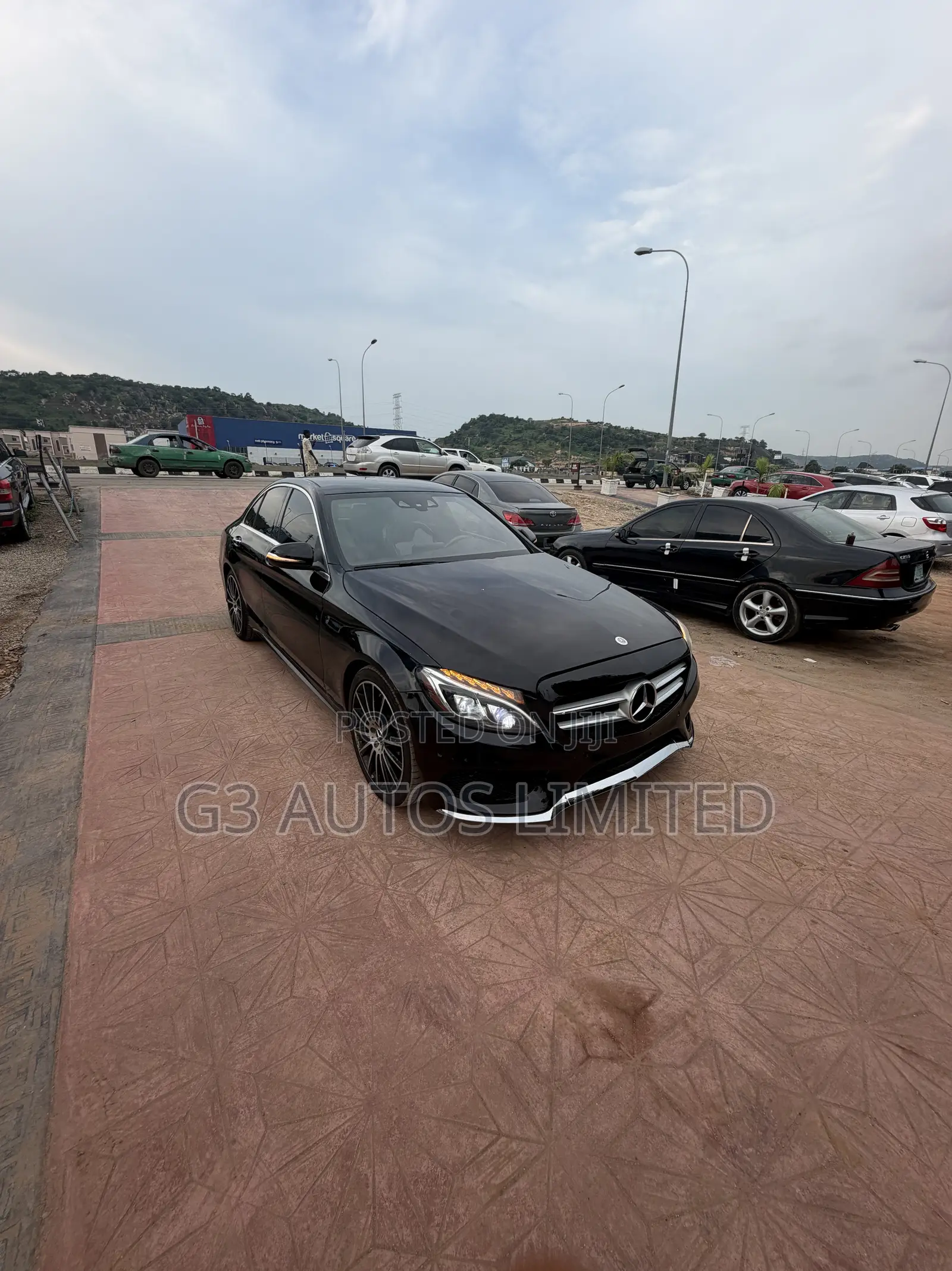 Mercedes-Benz C400 4Matic AWD Sedan (3.0L V6 7A) 2015 Black
