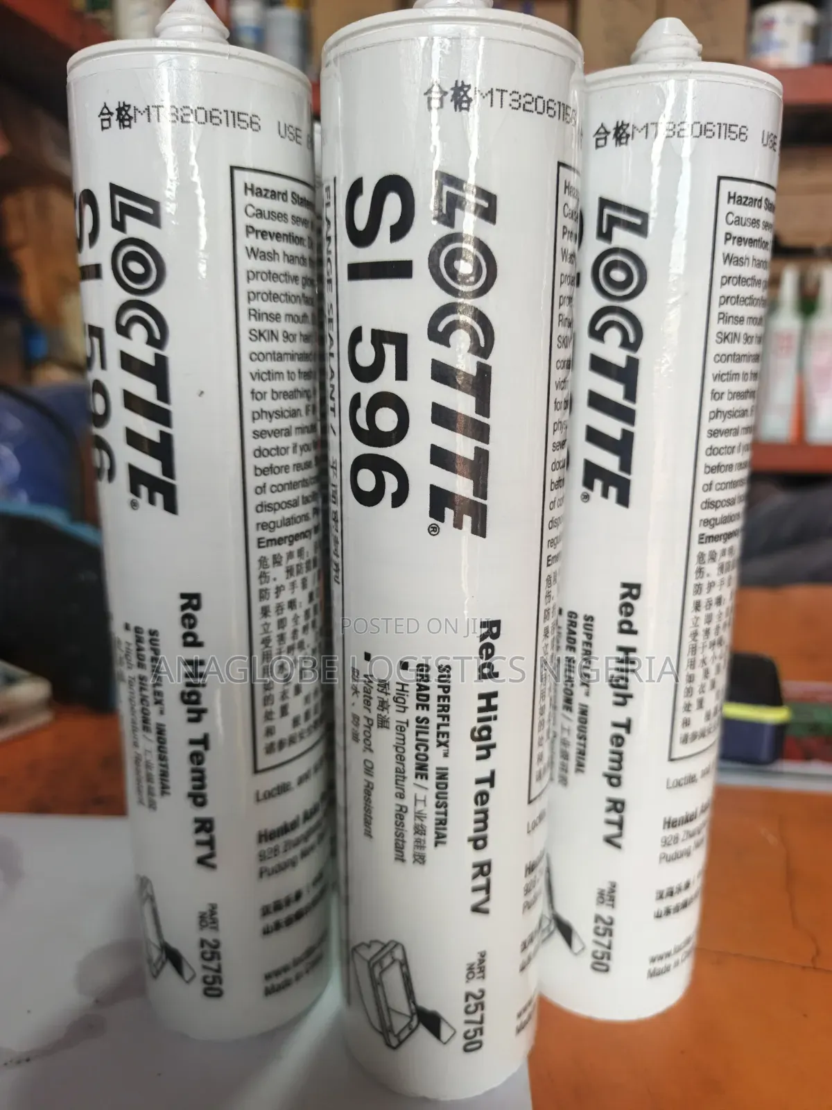 Loctite SI 596 RTV Flange Silicone Sealant Red, High Temperature