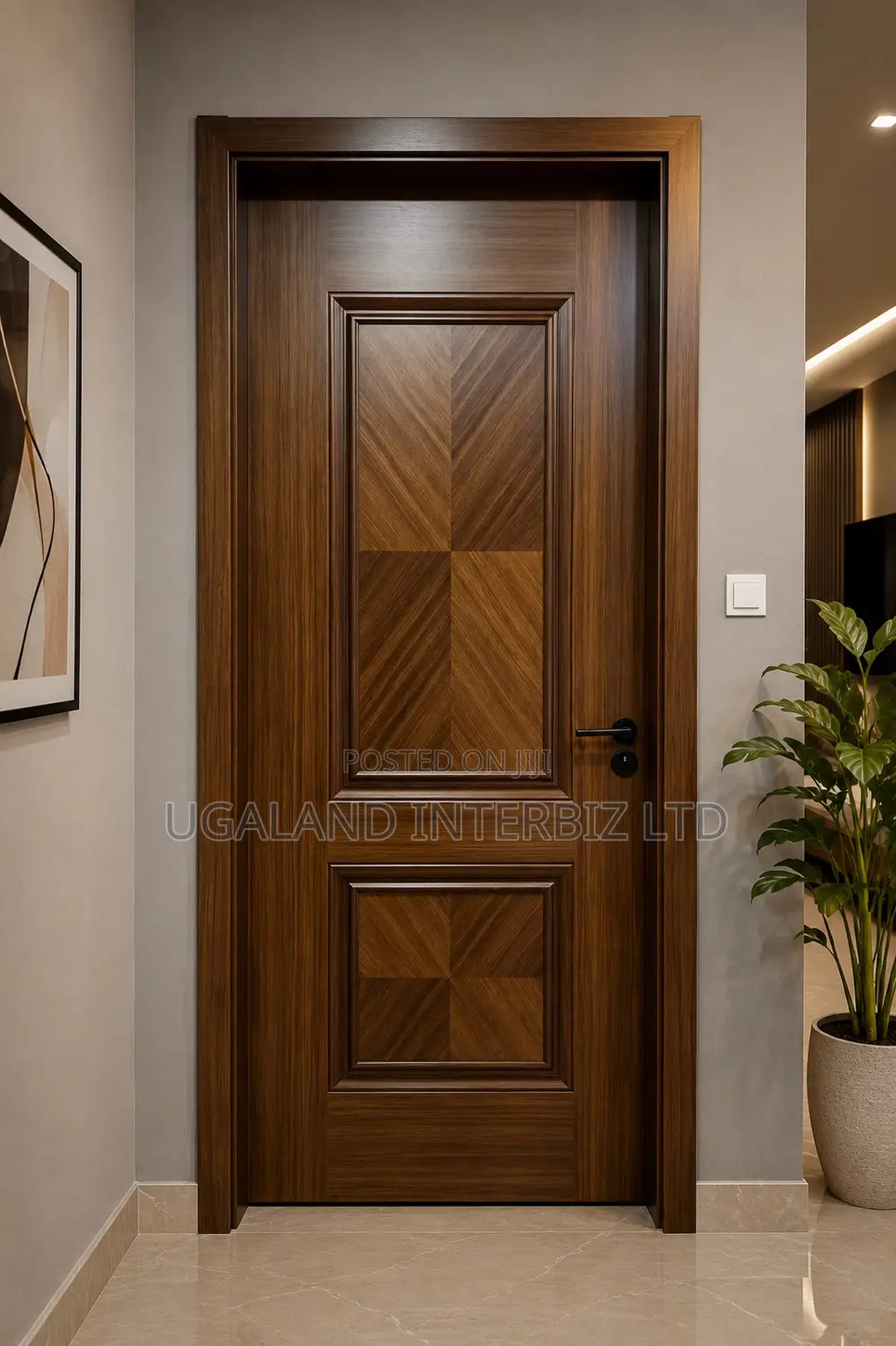 Luxury Wooden Bedroom Door