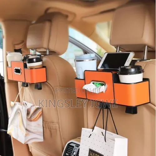 Multifunctional Car Organizer Rear Drainage Holder Storage Hanging Box