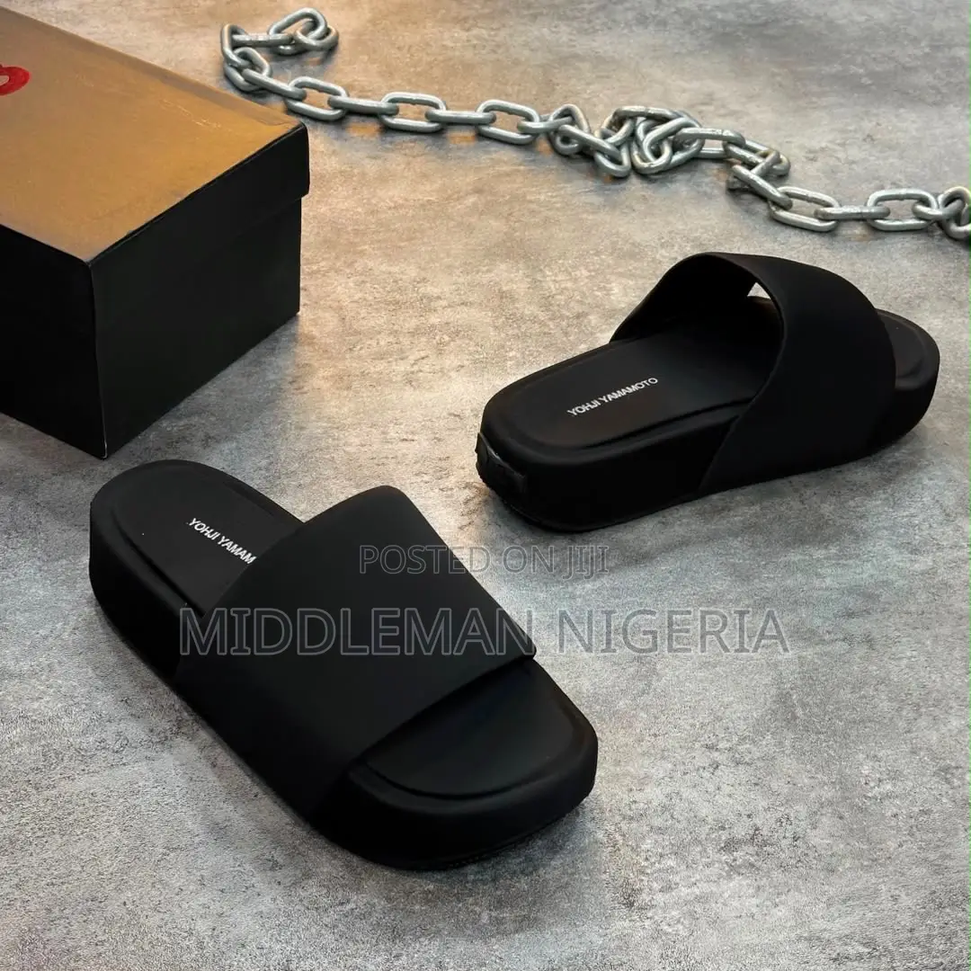 Yaohji Yamamoto Y-3 Wedge Slippers