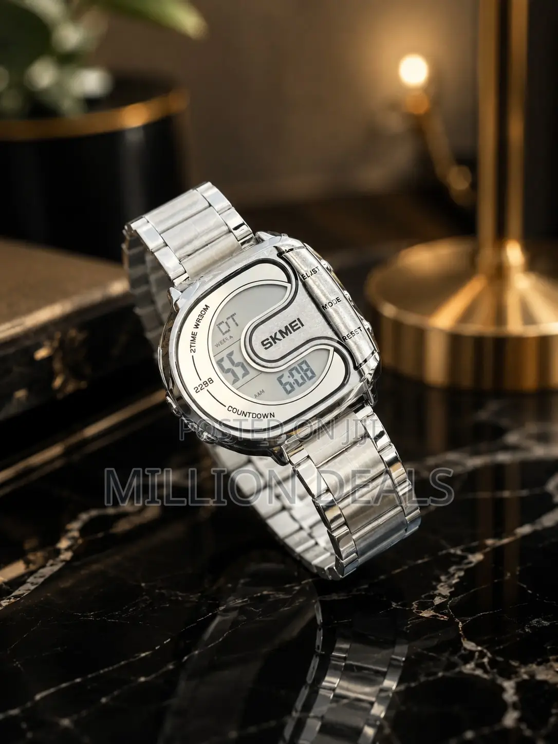 Stylish Trendy Men’s Silver C Inspires Wrist Watch