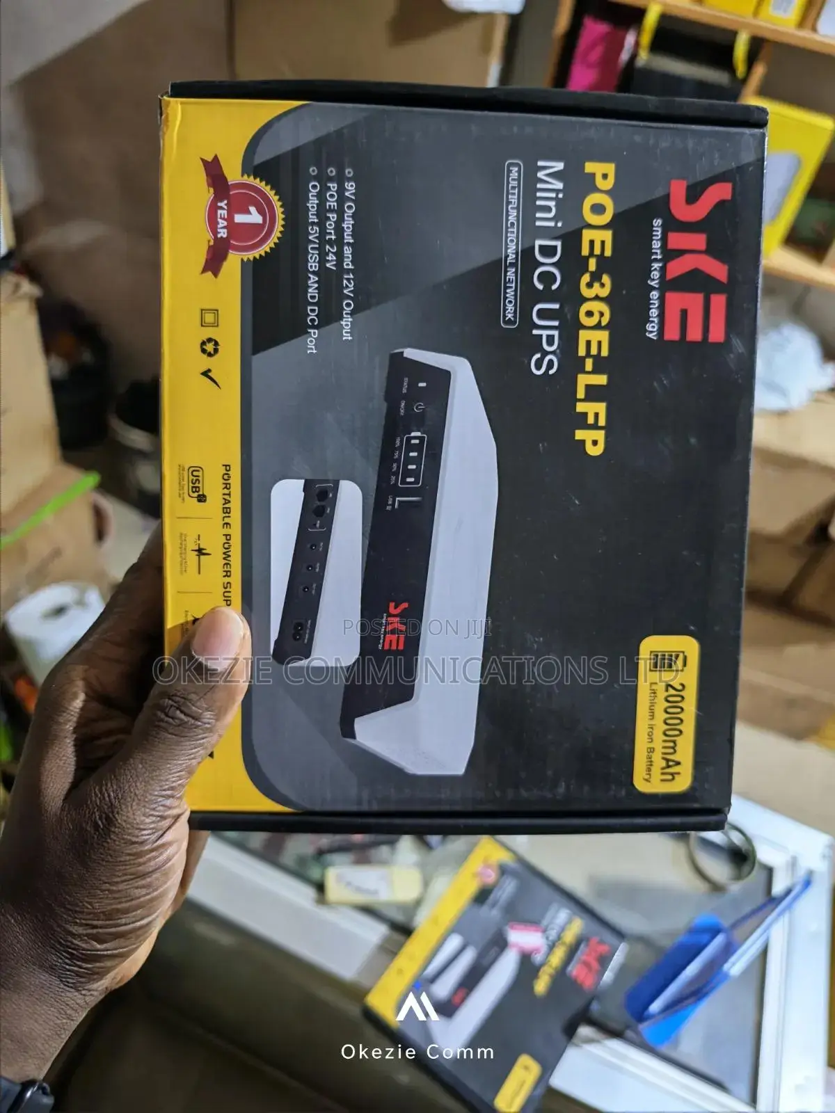 SKE Router Backup Battery, (20,000mah and Other Sizes Available)