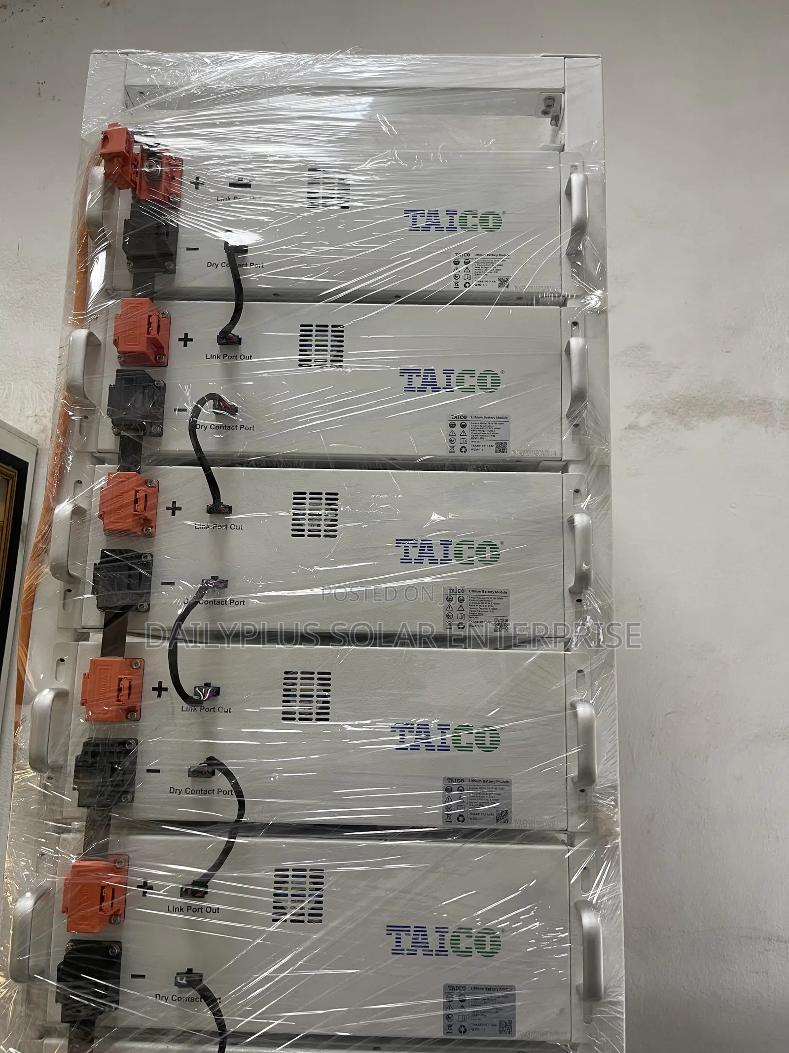 TAICO 61kwh 51.2v Solar Lithium Battery