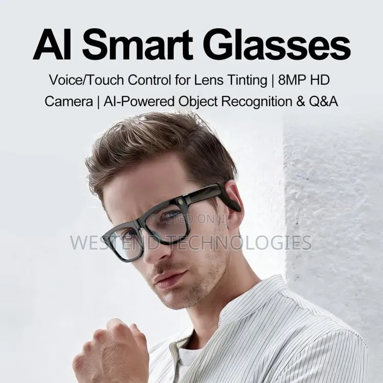 Voice Touch Control Smart Color Changing Lenses AI Smart Glasses