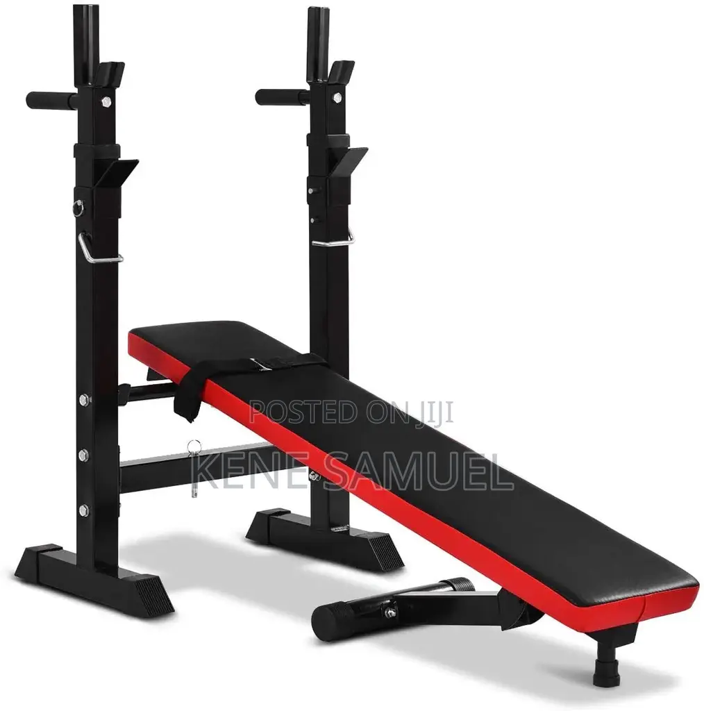 Portable Bench Press With 50kg Barbell