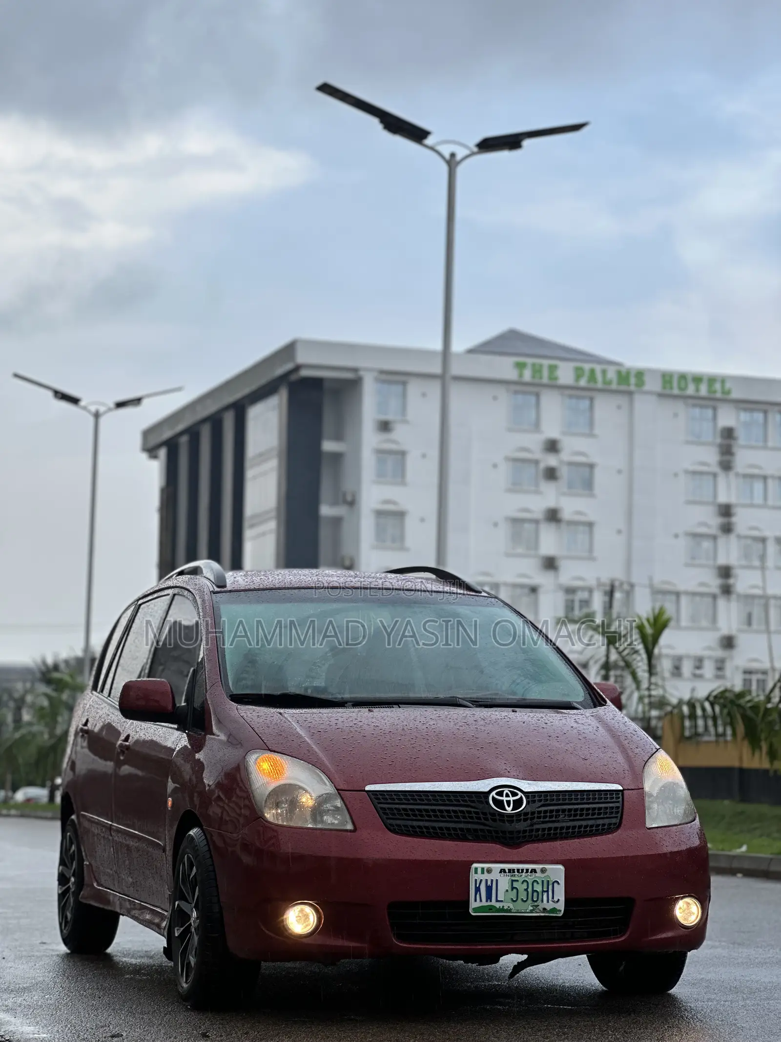 Toyota Corolla Verso 2005 Maroon