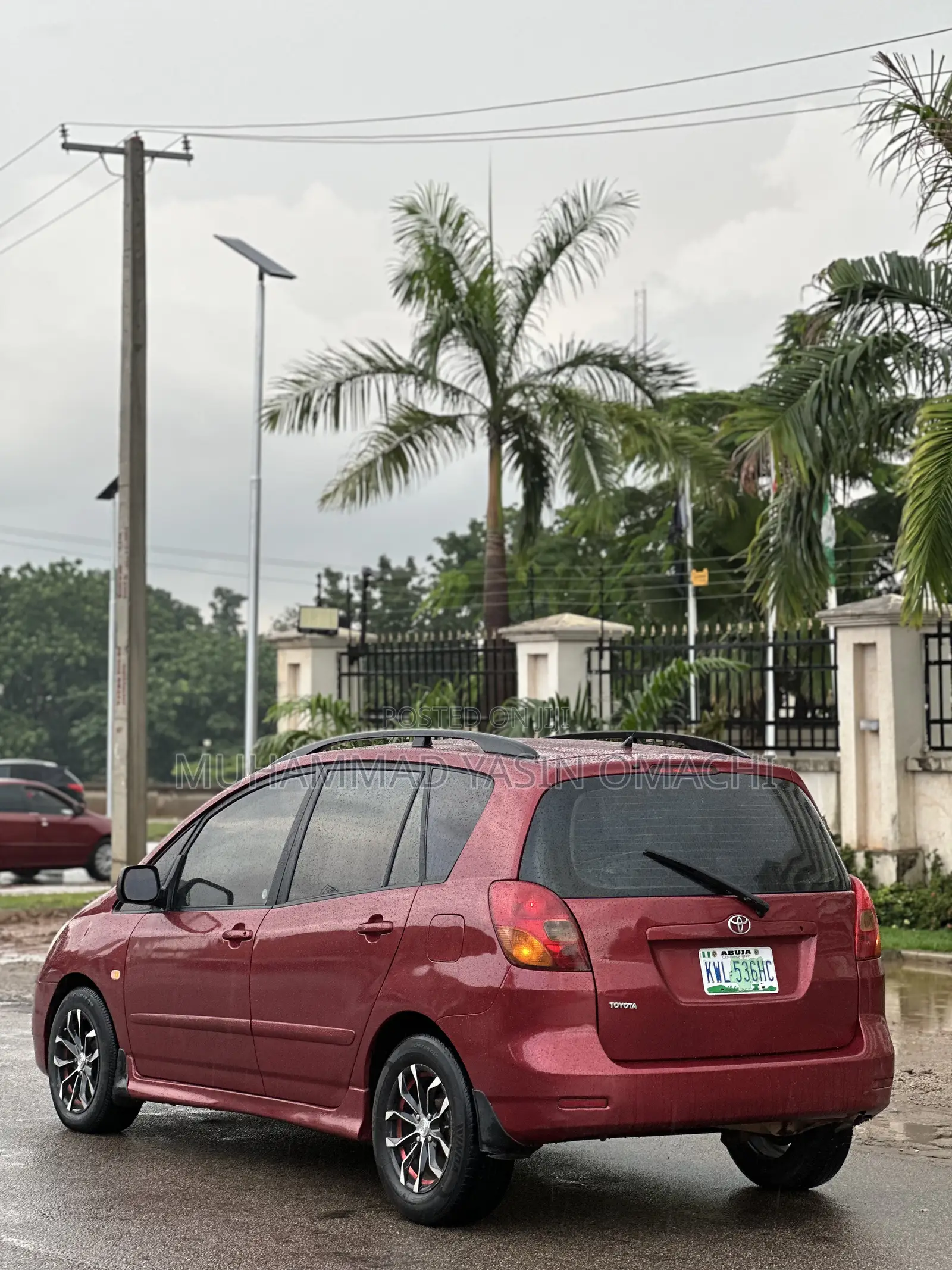Toyota Corolla Verso 2005 Maroon