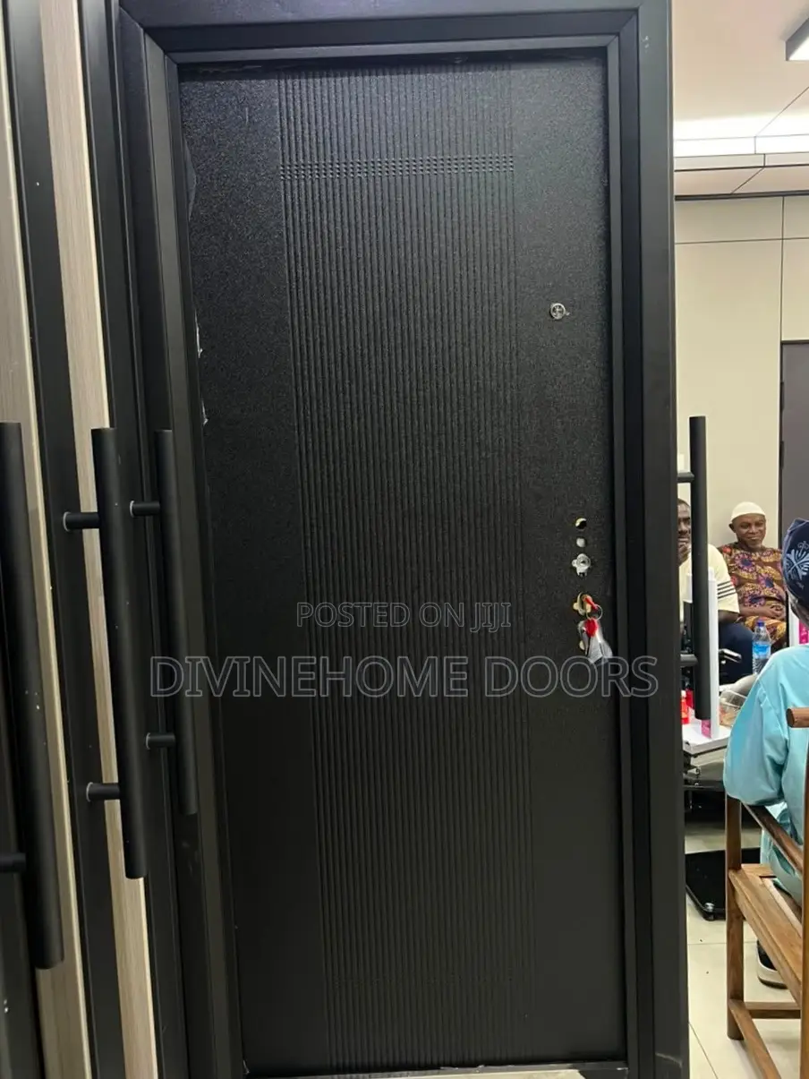 Mart-Black Steel Door
