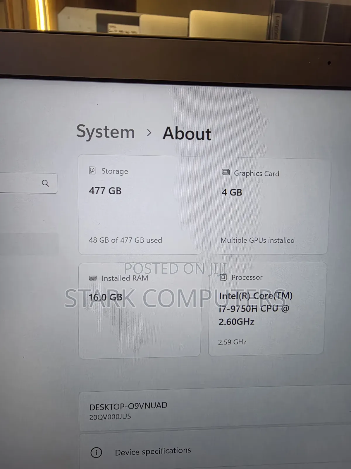 Laptop Lenovo ThinkPad X1 16GB Intel Core i7 SSD 512GB
