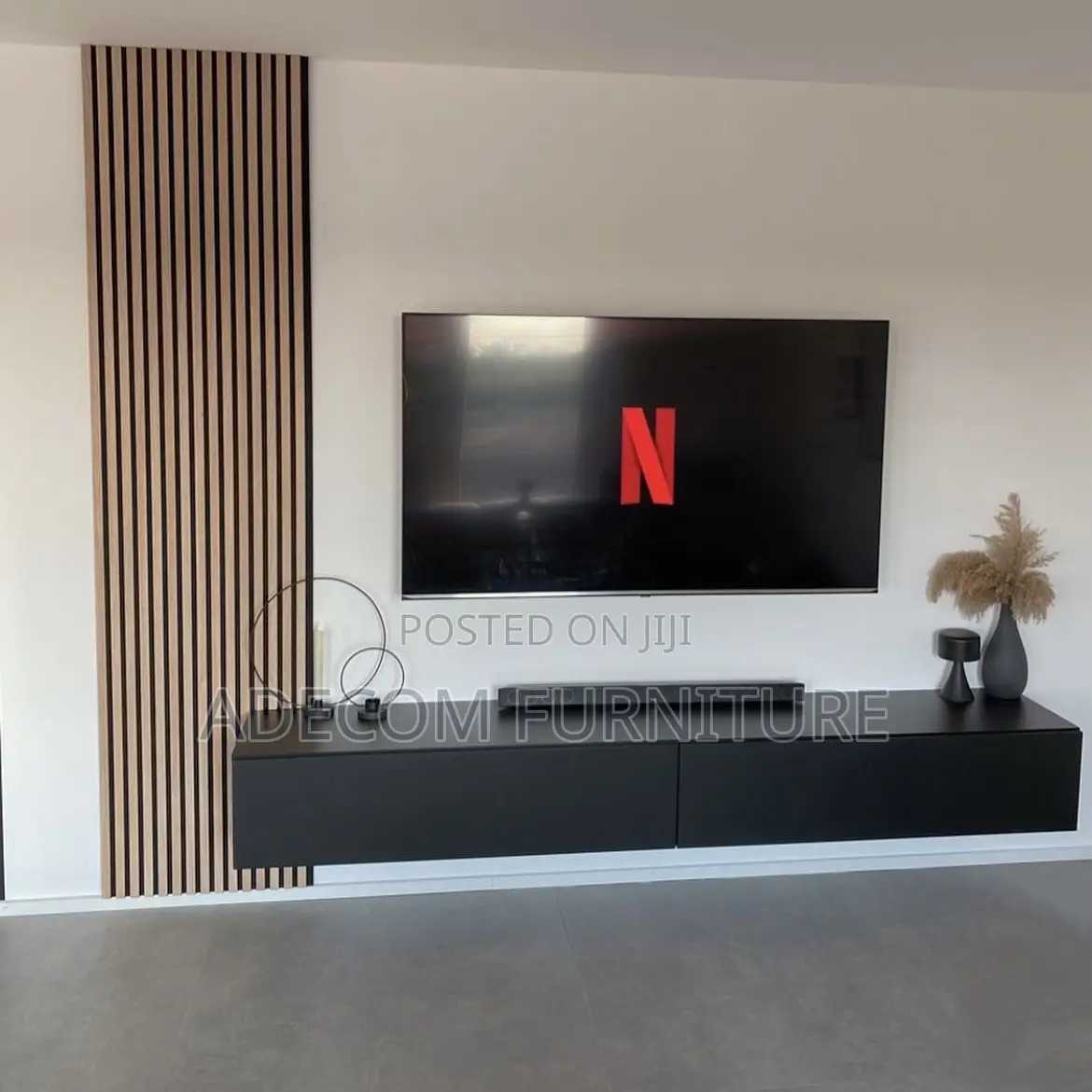 Luxury TV Console With Center Table Console Depends on Sizes
