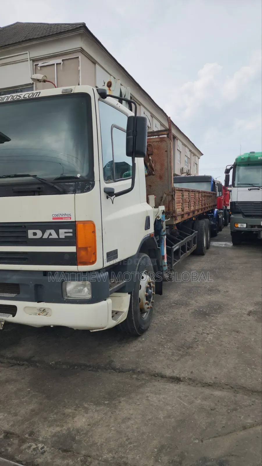 Excellent Foreign Used Daf 75 Cf Truck and Hiab 7tons