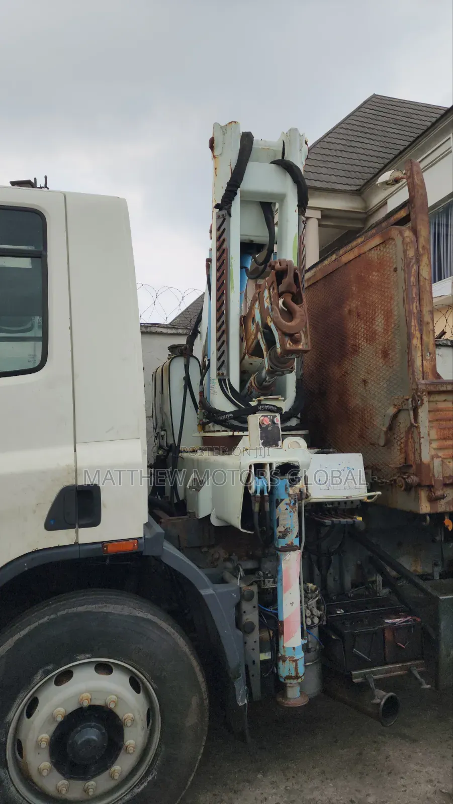Excellent Foreign Used Daf 75 Cf Truck and Hiab 7tons