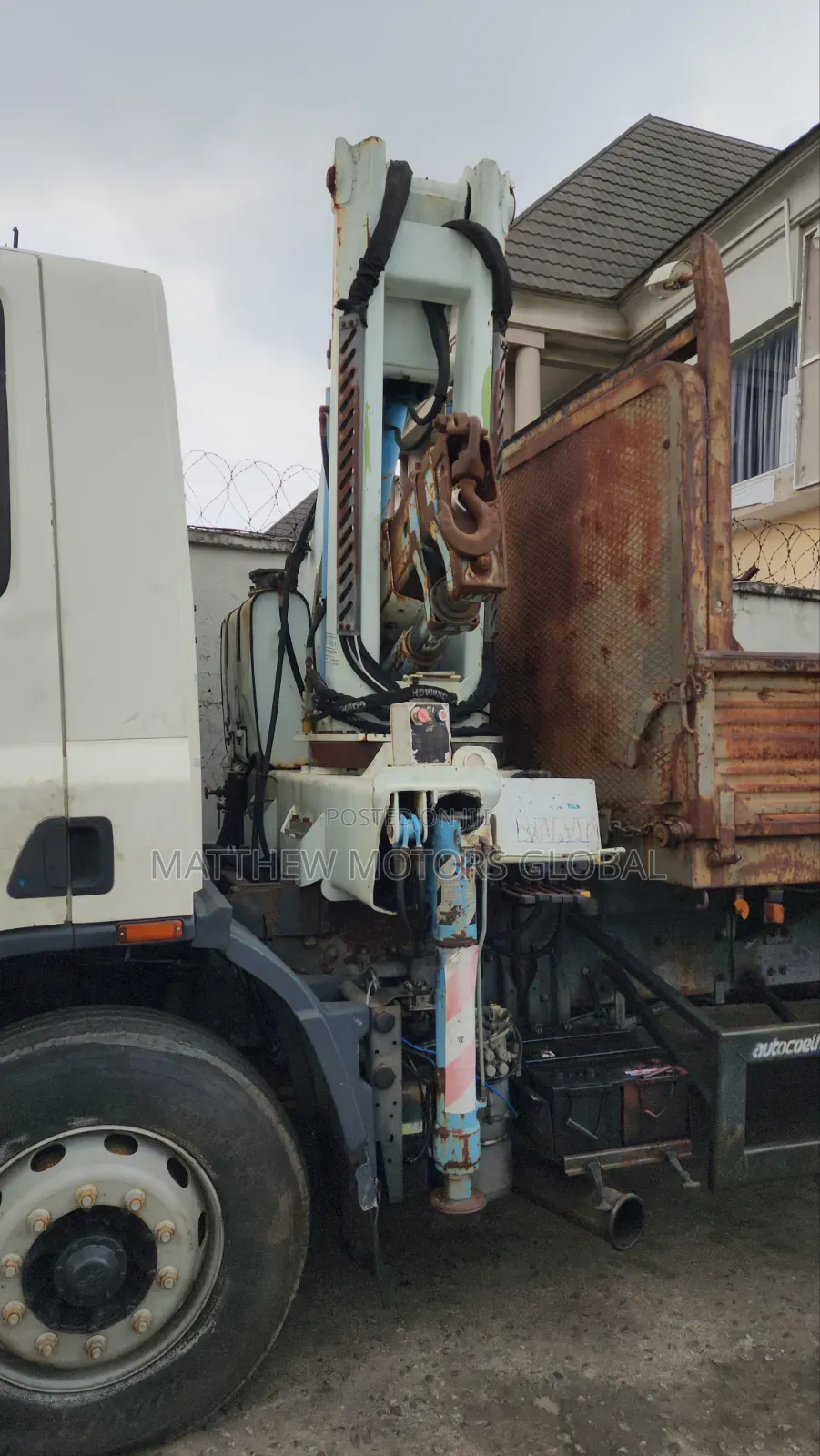 Excellent Foreign Used Daf 75 Cf Truck and Hiab 7tons