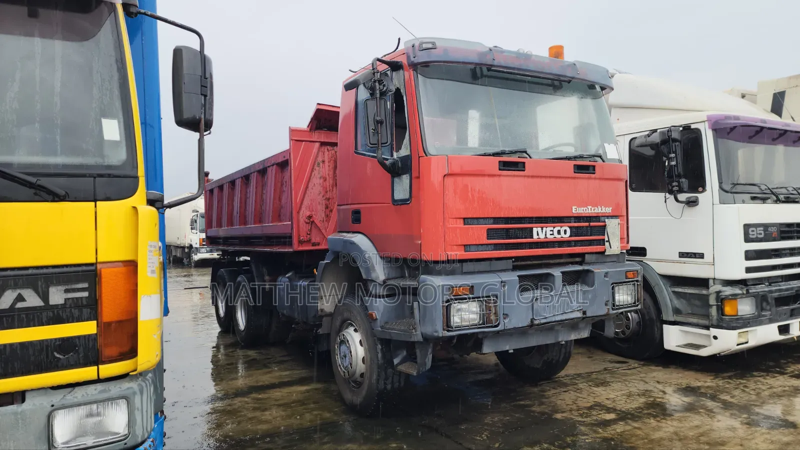 Foreign Used Iveco Eurotrakker 10 Tyres Tipper