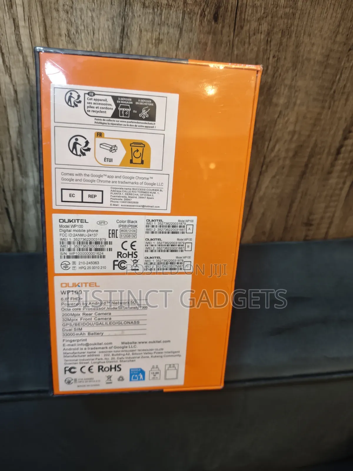 New Oukitel WP60 512 GB Black