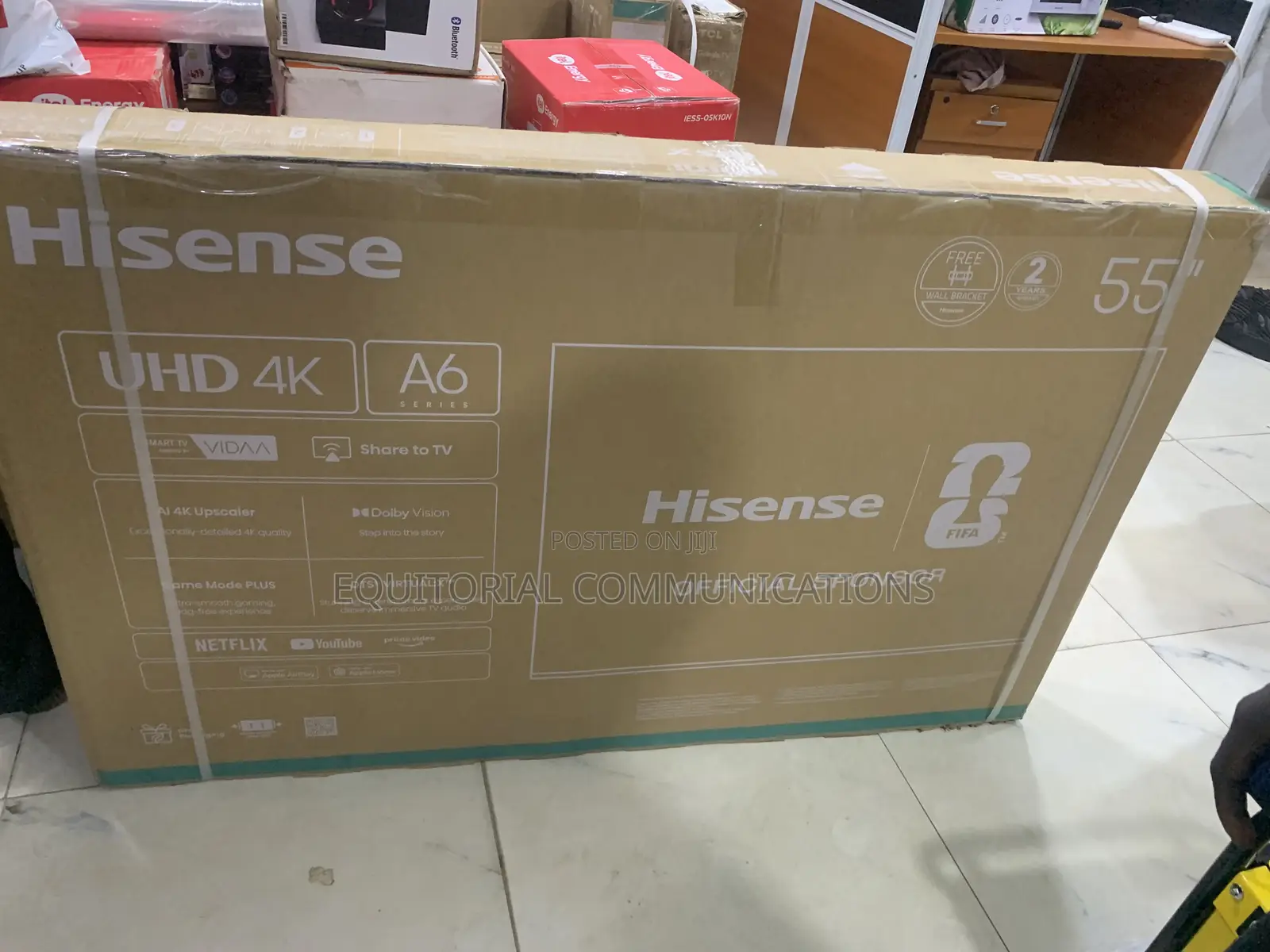 Hisense 55 Inch Smart TV 55A6Q UHD Google TV With Voice Control