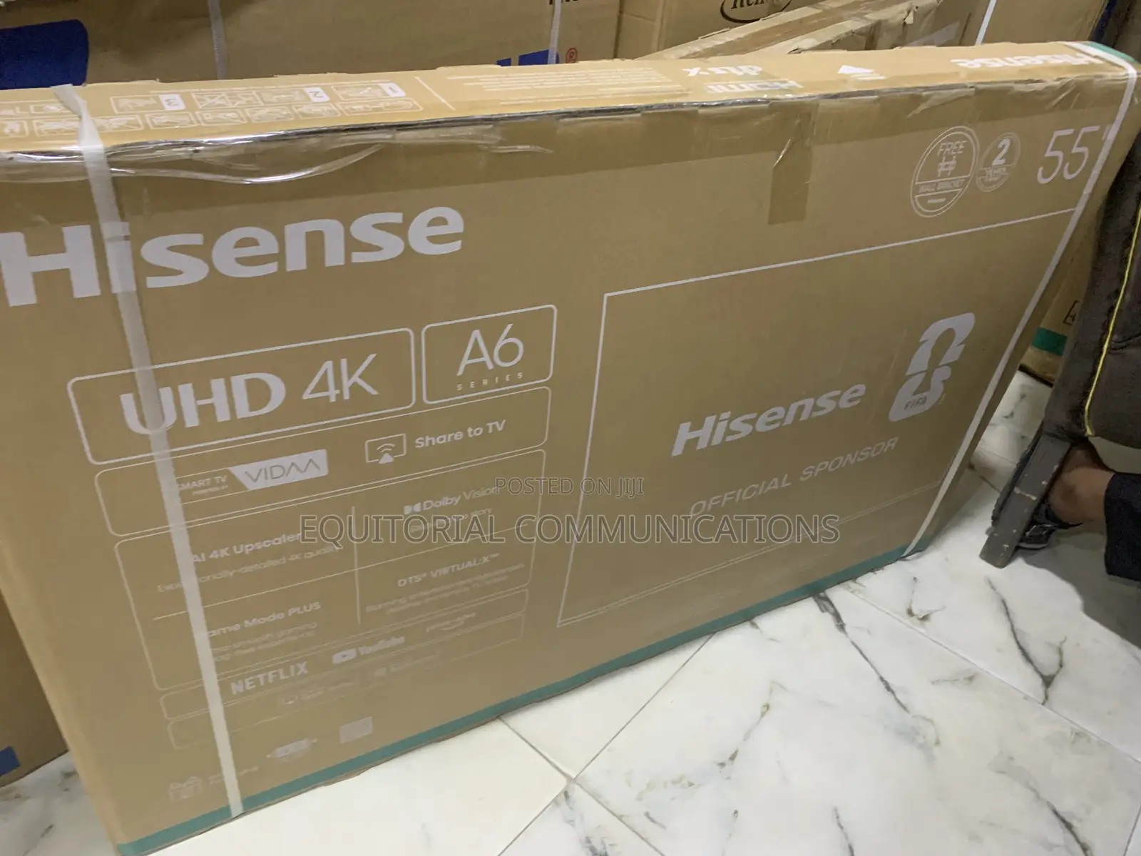 Hisense 55A6Q 55 Inch Smart TV With HDR and Google TV