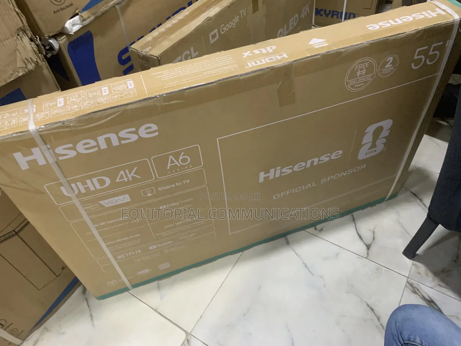 Hisense 55A6Q 55 Inch Ultra HD Smart Television With Dolby Vision