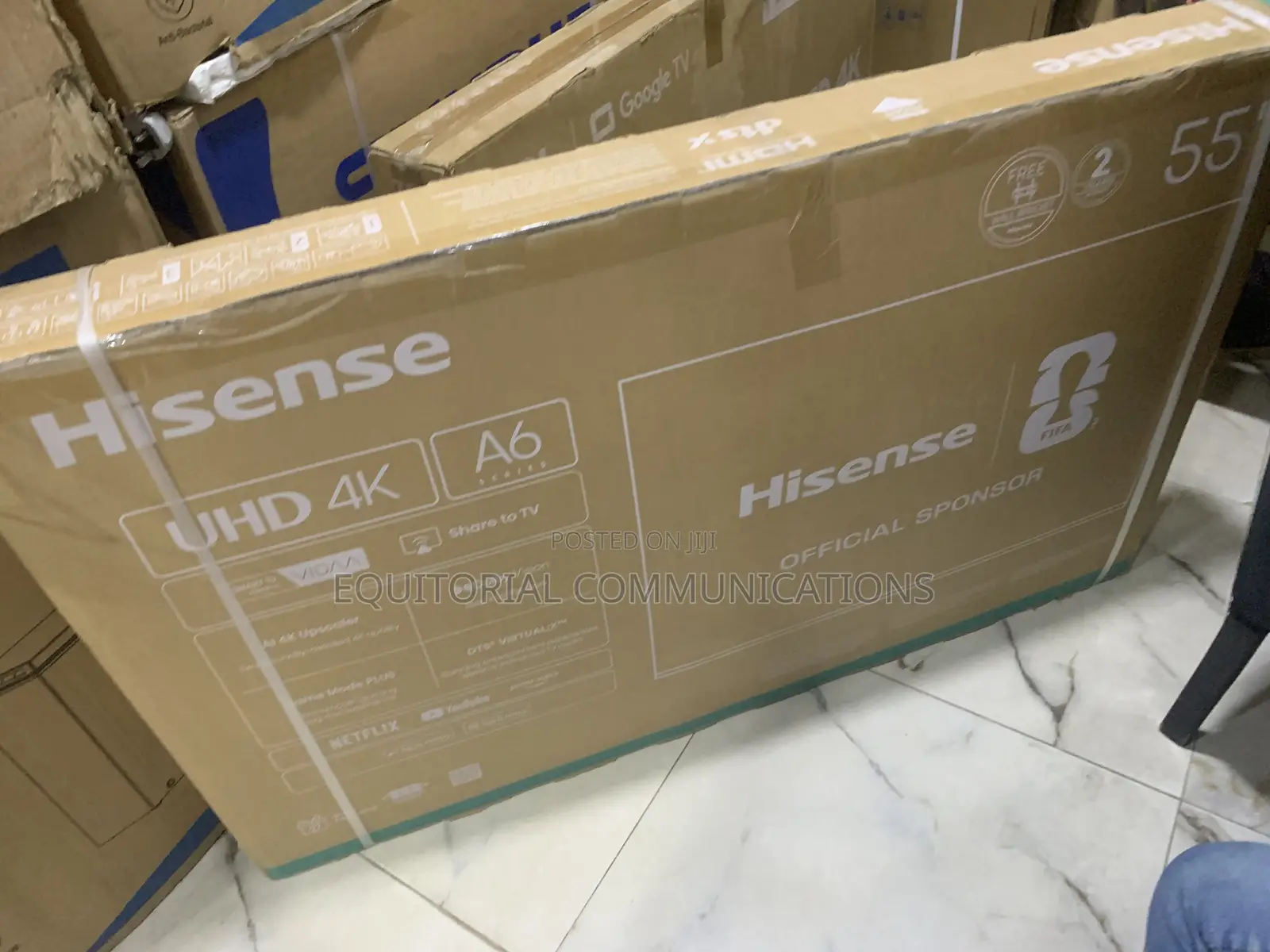 Hisense 55A6Q UHD Smart TV With Google Assistant and HDR10