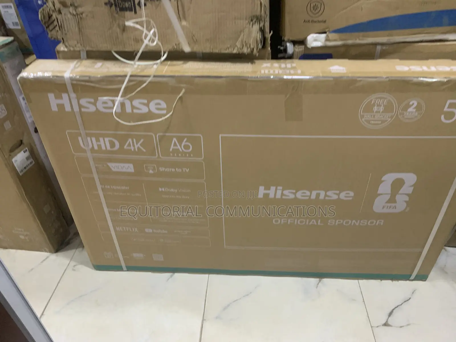 Hisense 55 Inch Smart LED TV Model 55A6Q With Crystal Clear Display