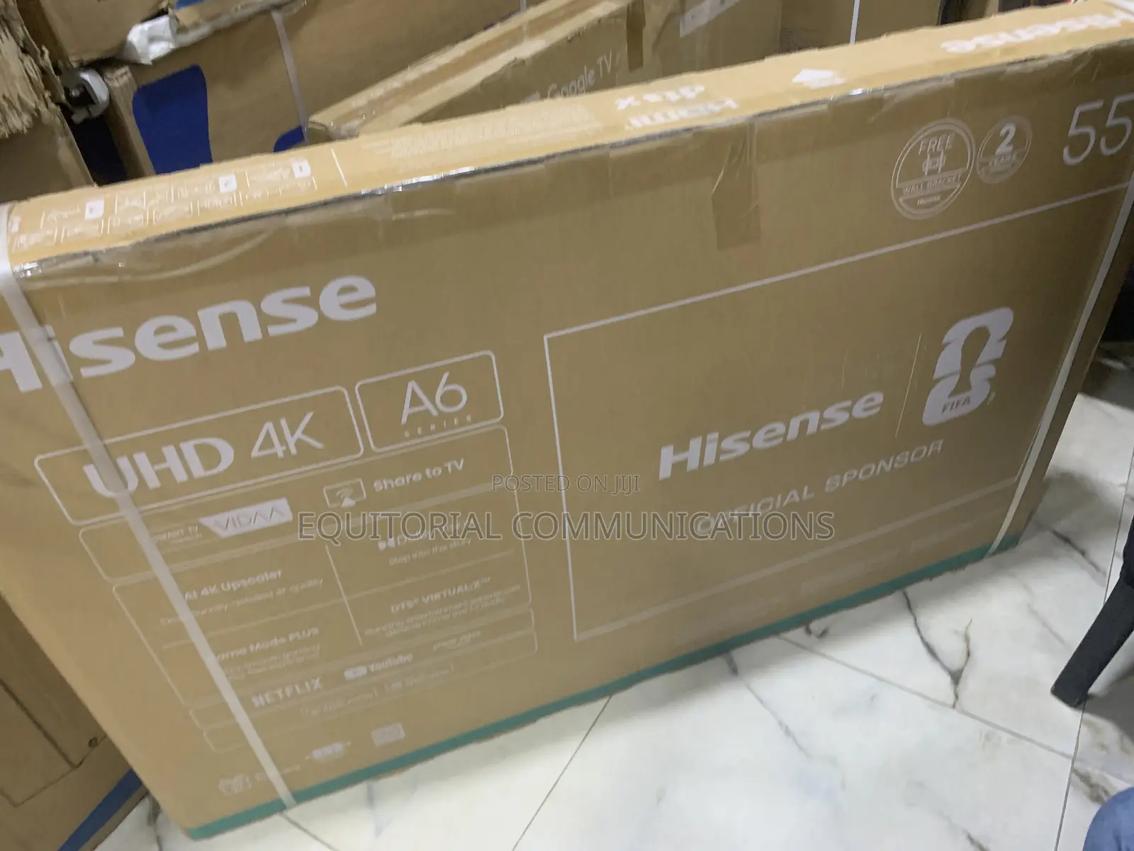 Hisense 55 Inch Smart LED TV Model 55A6Q With Crystal Clear Display