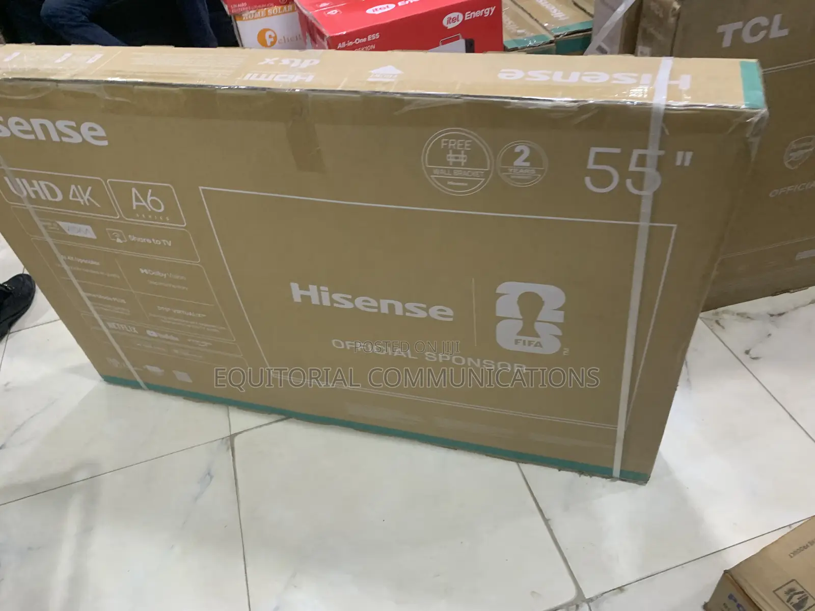 Hisense 55 Inch UHD Smart TV 55A6Q for Home Entertainment
