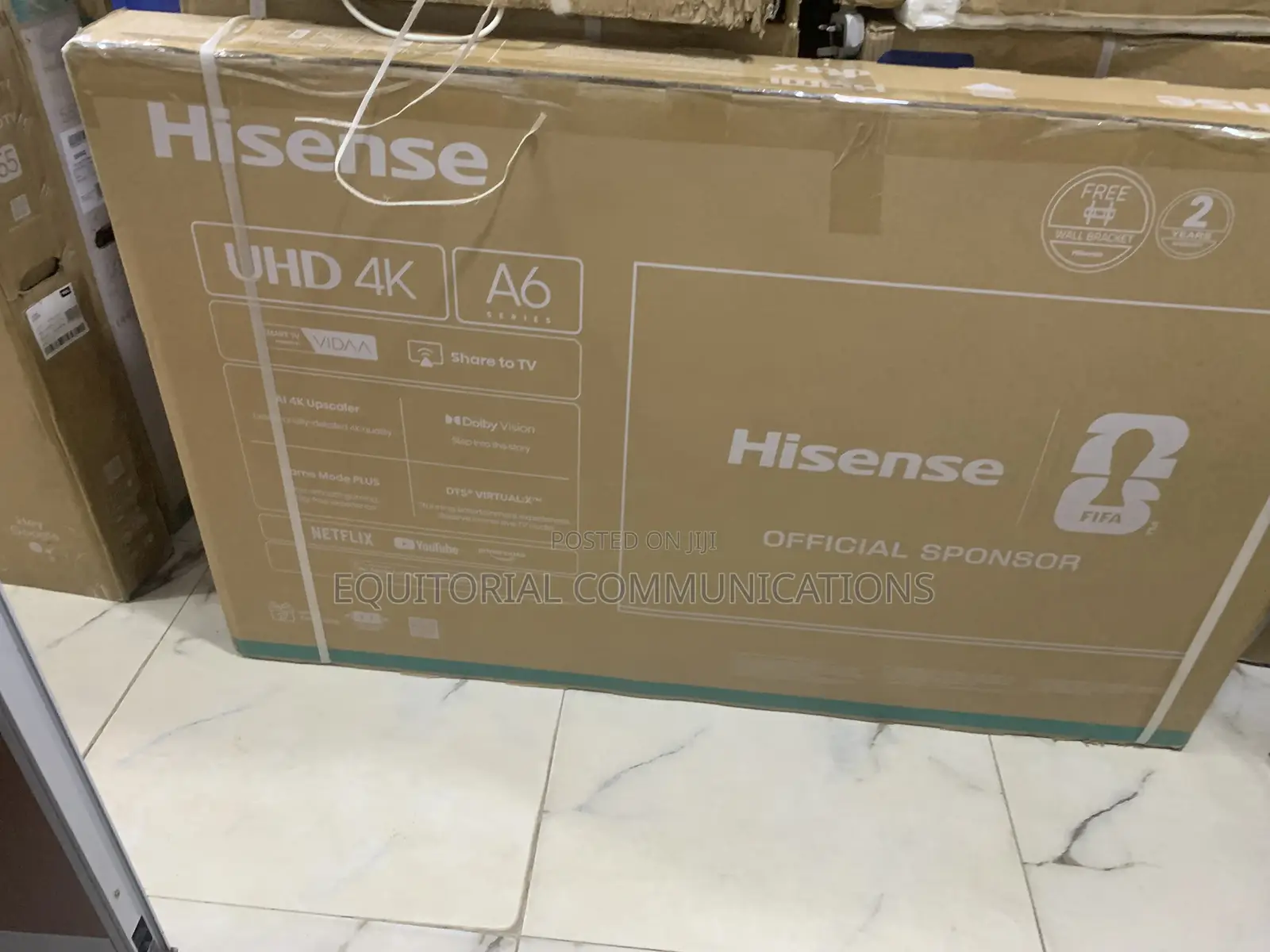 Hisense 55 Inch UHD Smart TV 55A6Q for Home Entertainment