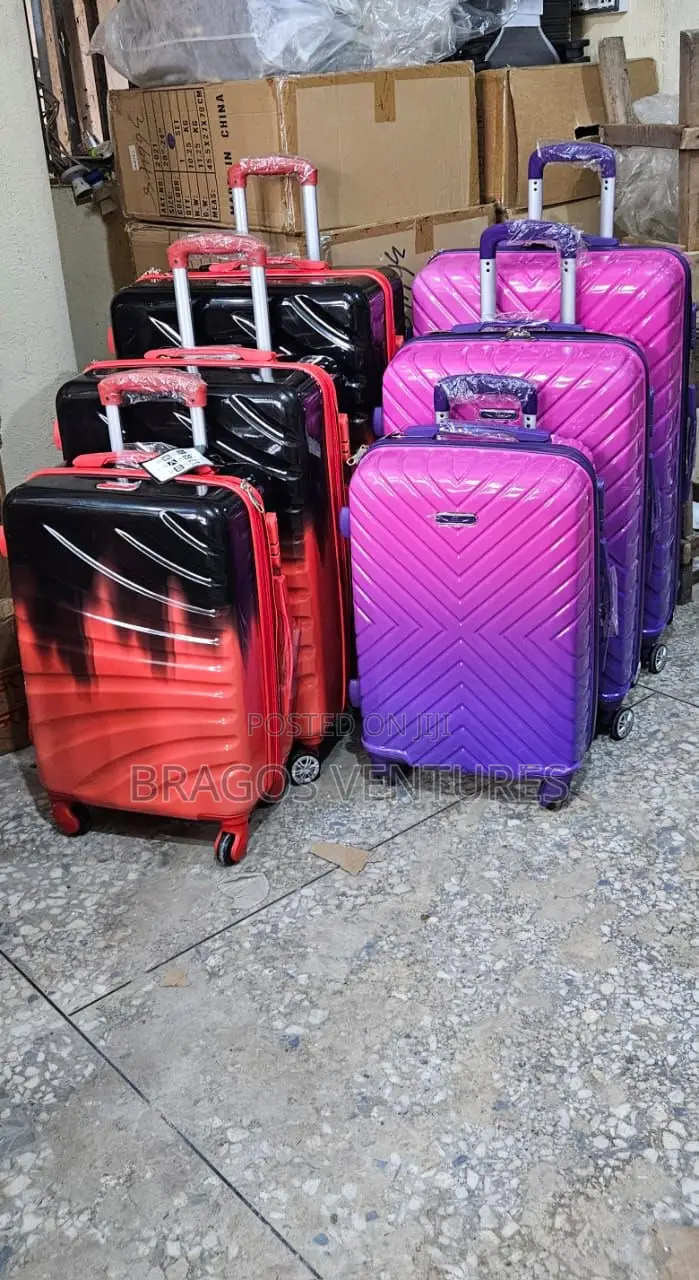 Quality Set of 3pcs Graphics Boxes and Luggage