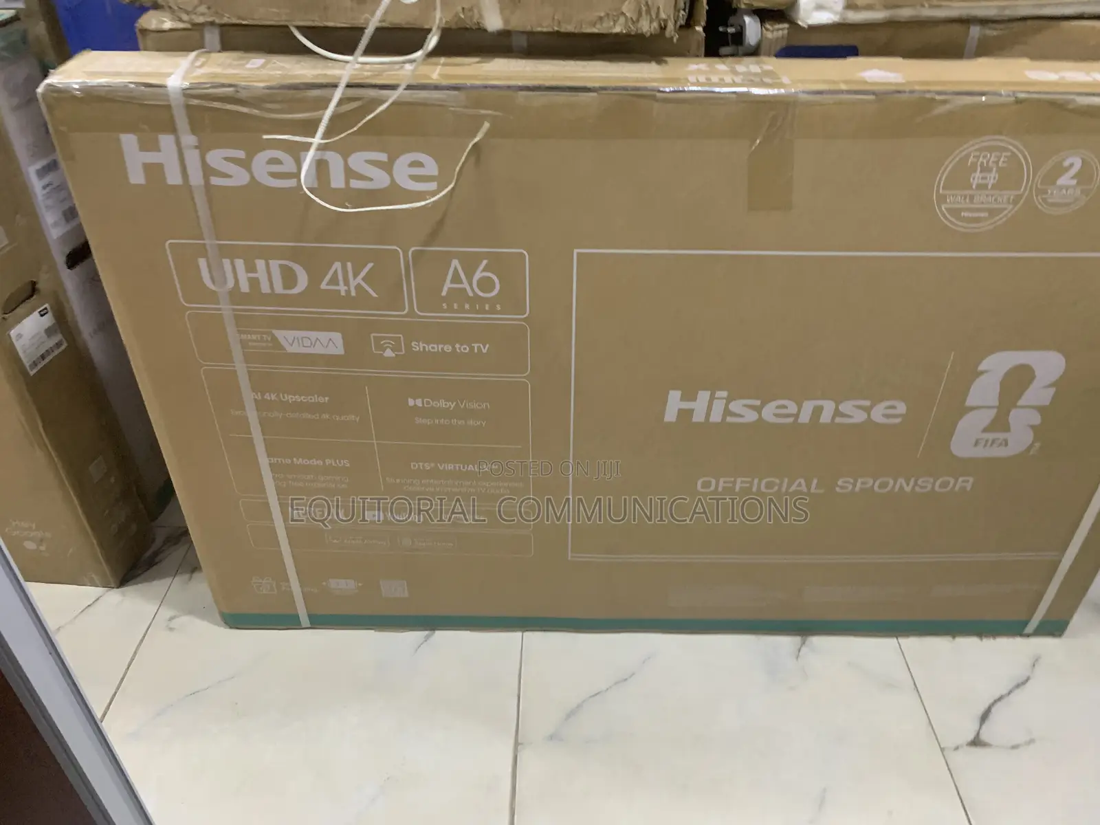 Hisense 55 Inch 55A6Q Ultra HD Smart TV With AI Picture Enhancement