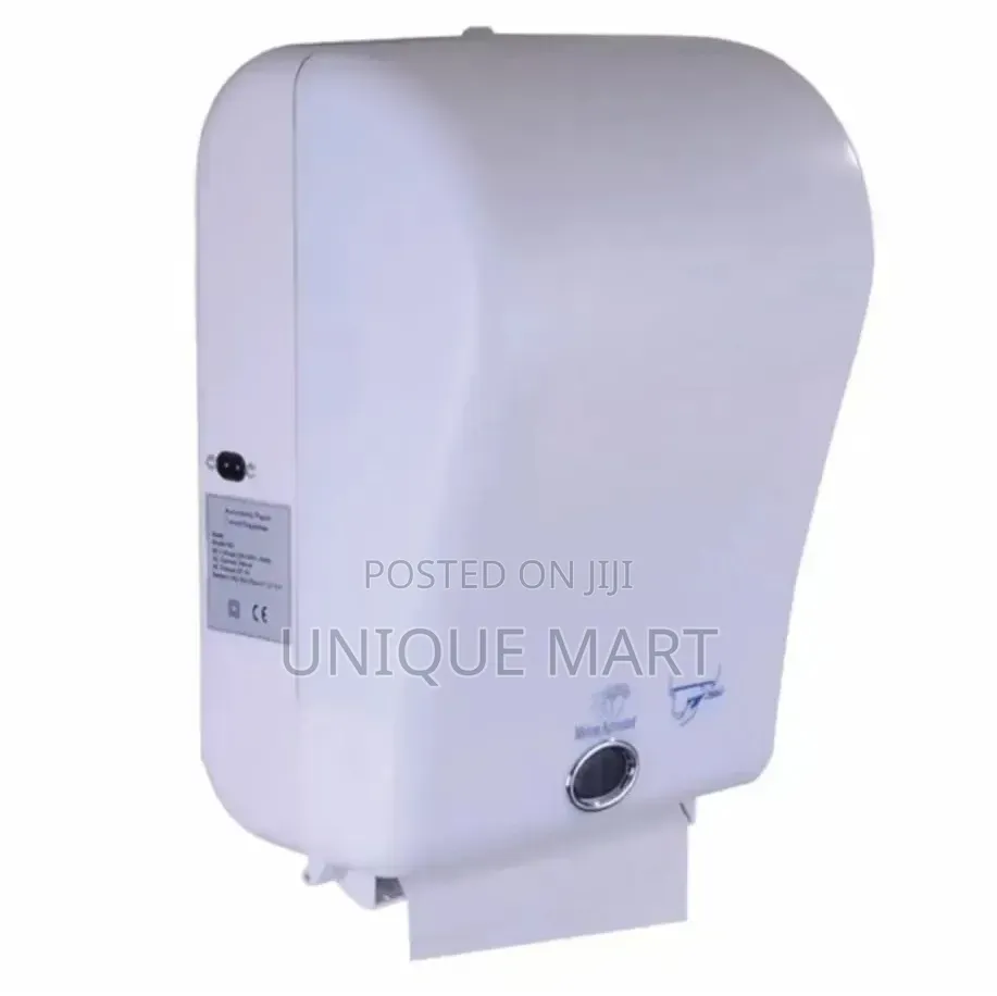 Automatic Tissue Paper Roll Dispenser Wall Mounted, White Color