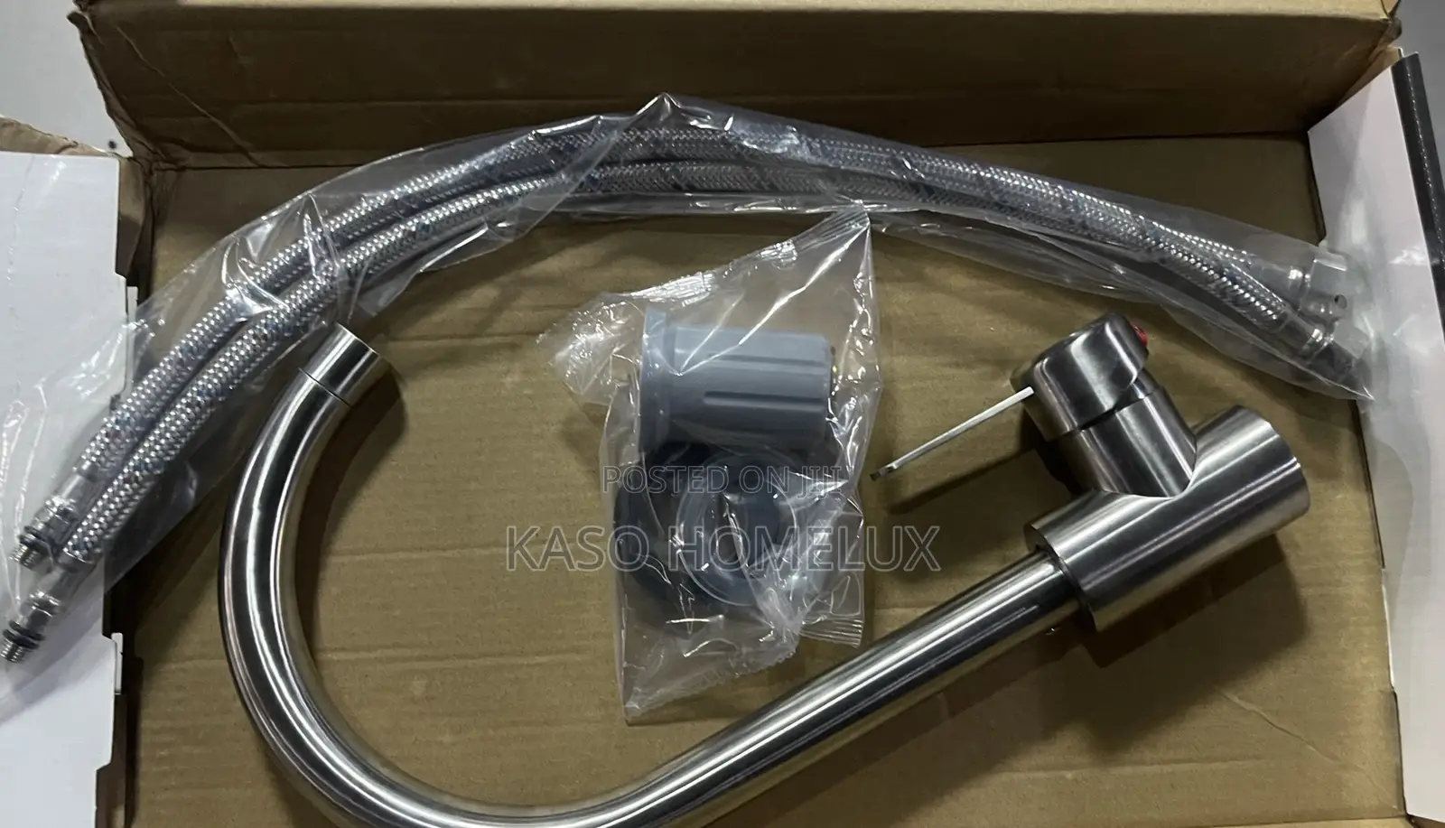 Stainless Steel Long Neck Basin Faucet