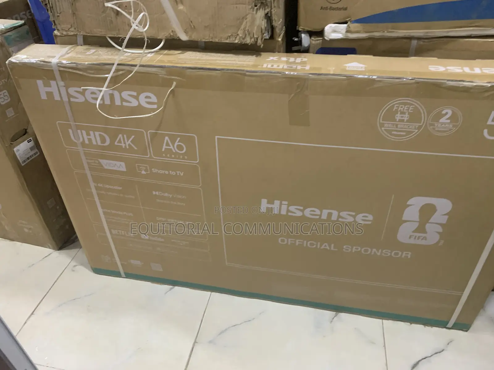 Hisense 55 Inch Google Smart TV With Ultra HD Display Model 55A6Q