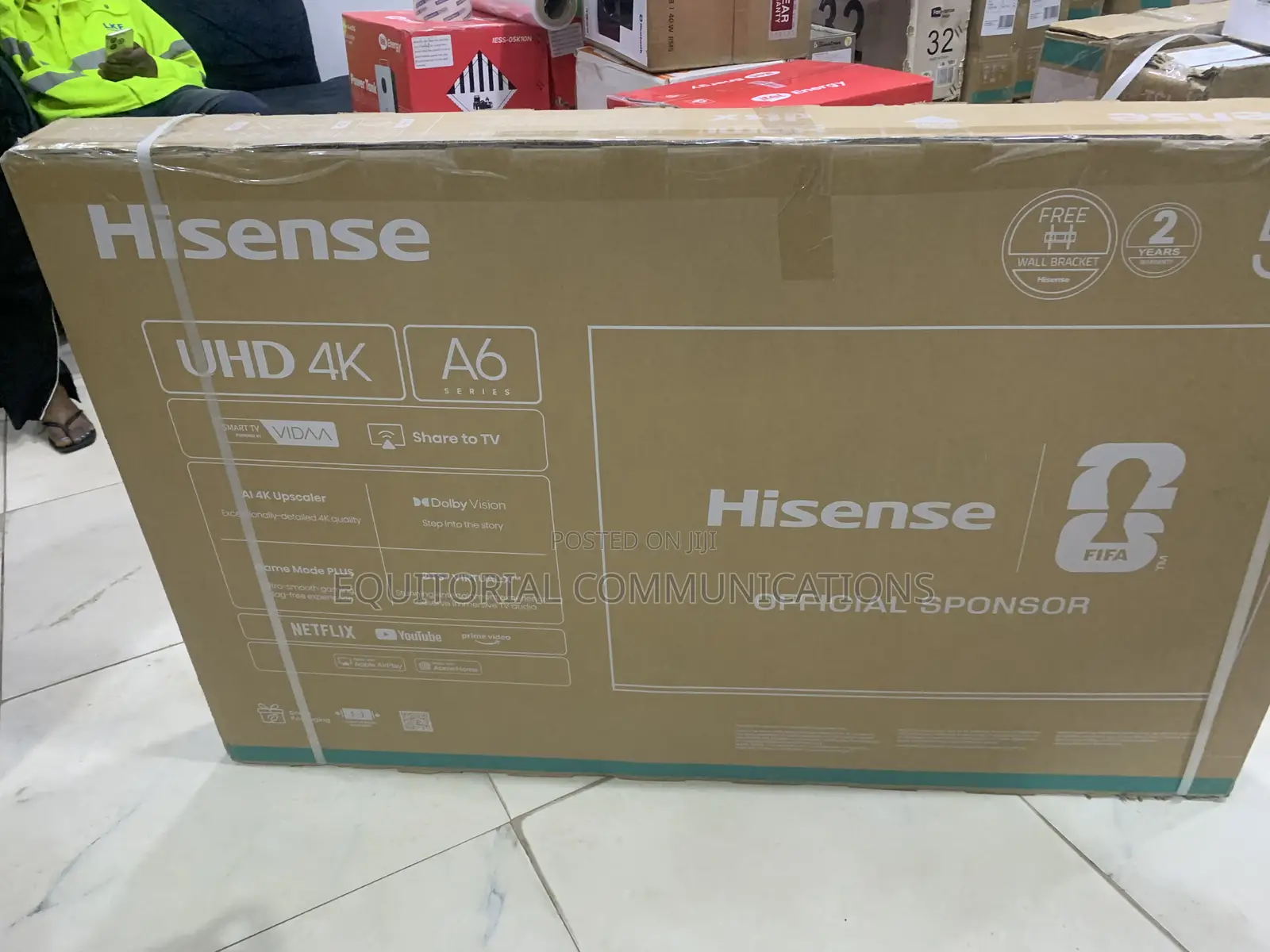 Hisense 55 Inch Smart TV 55A6Q With Fast Google TV Interface