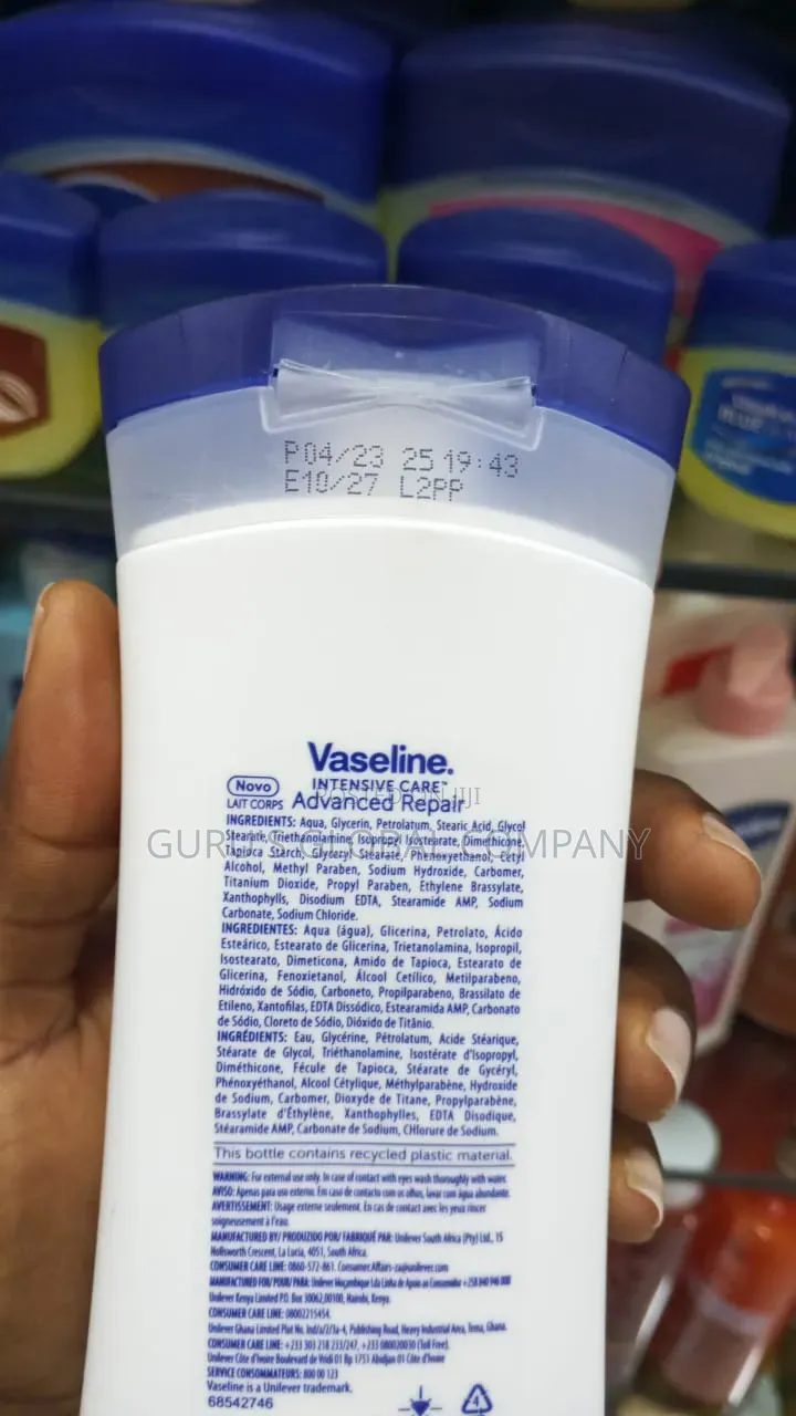 Original Vaseline Advance Skin Repair Lotion