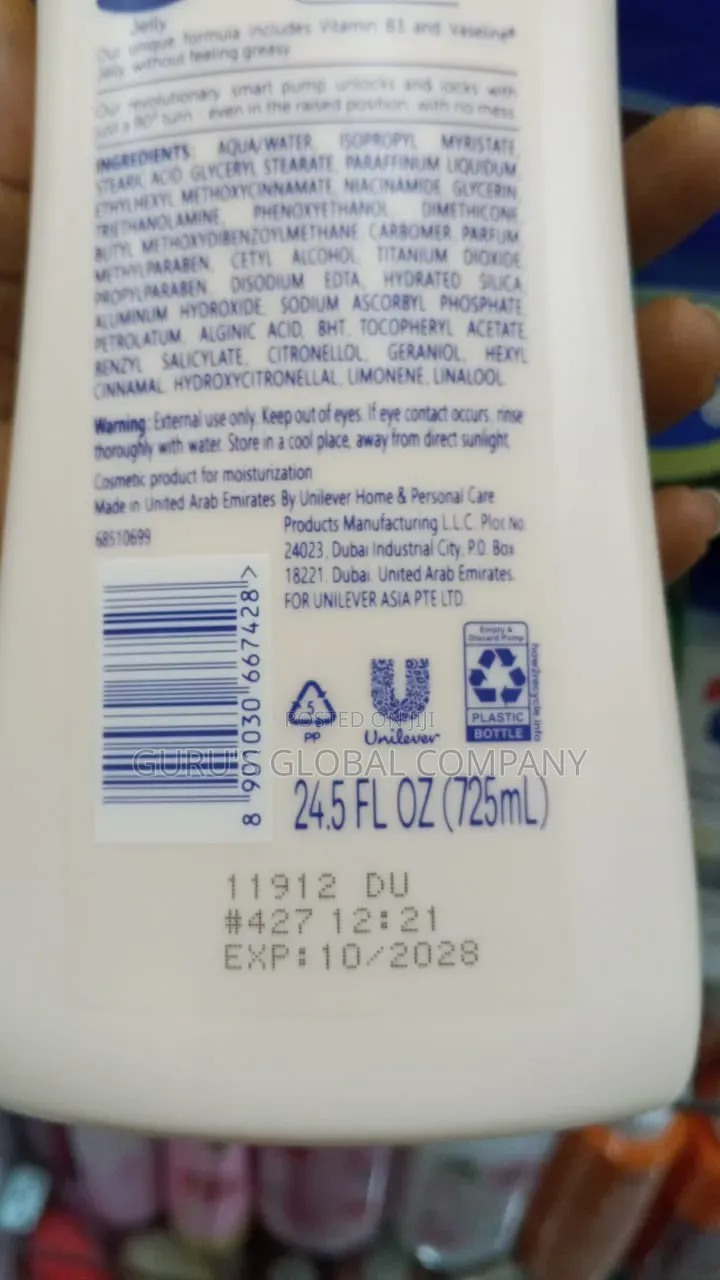 Original Vaseline Advance Skin Repair Lotion