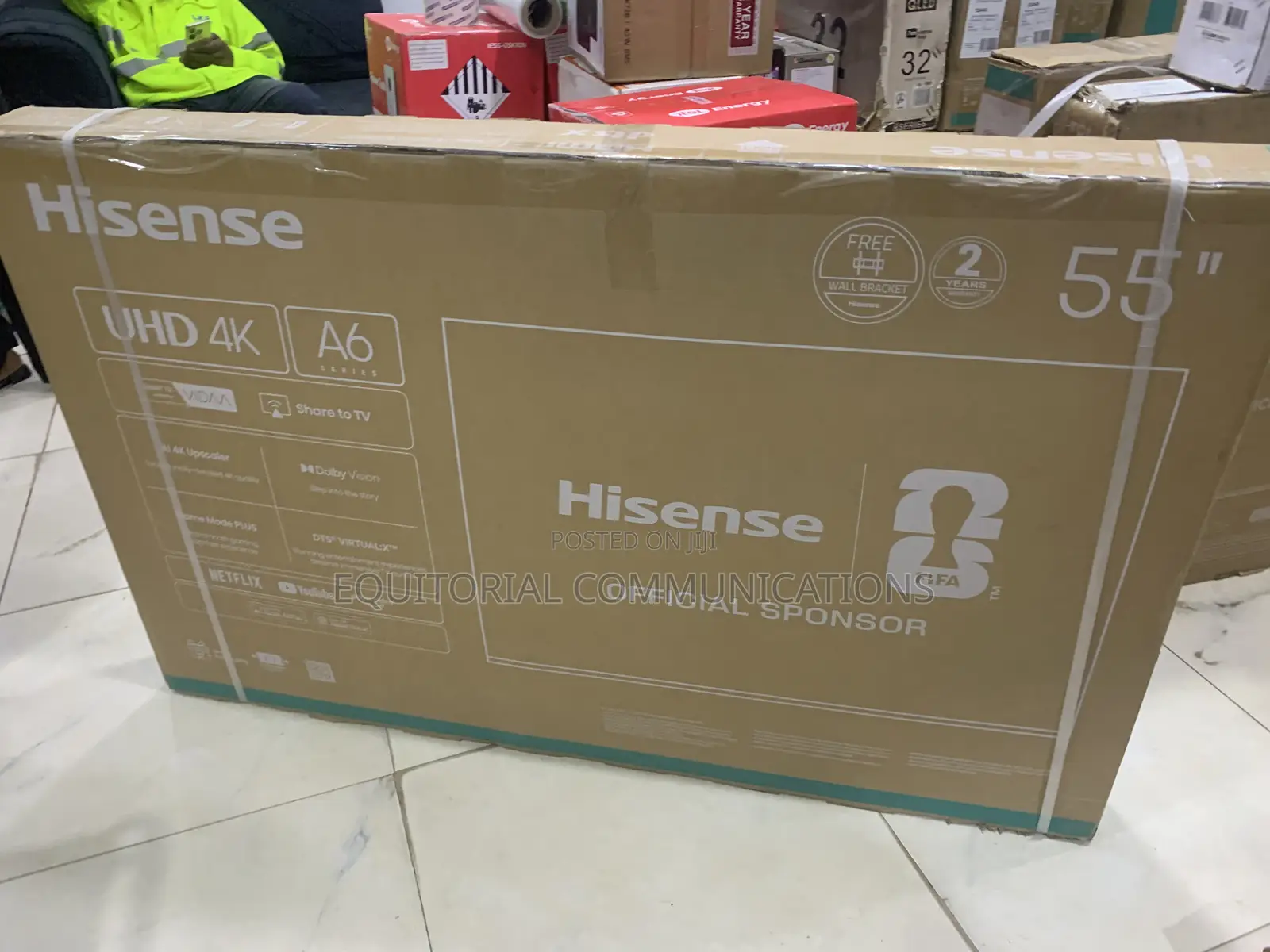 Hisense 55 Inch LED Smart TV Model 55A6Q With Immersive Audio