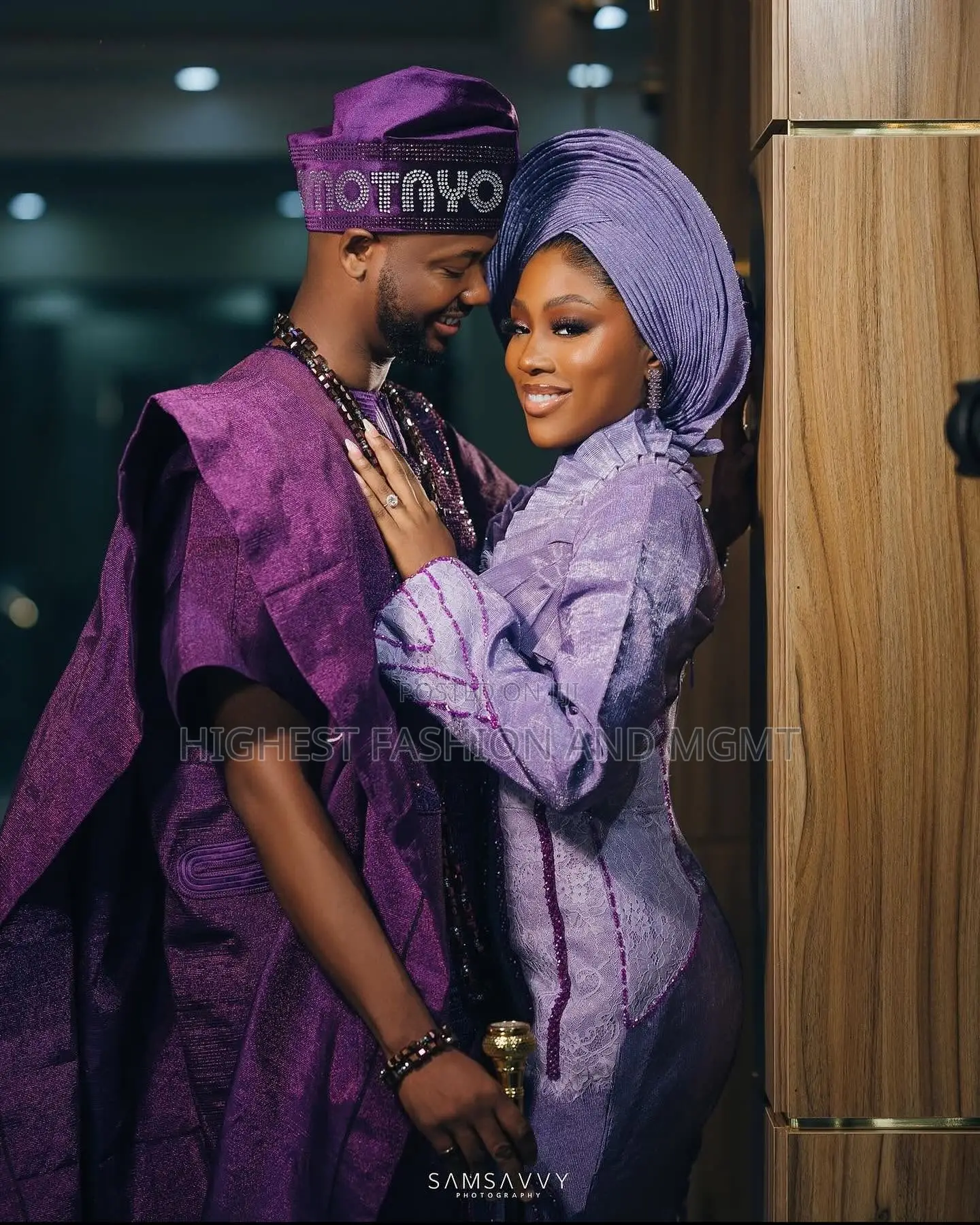 Luxury Royal Purple Lavender Traditional Set