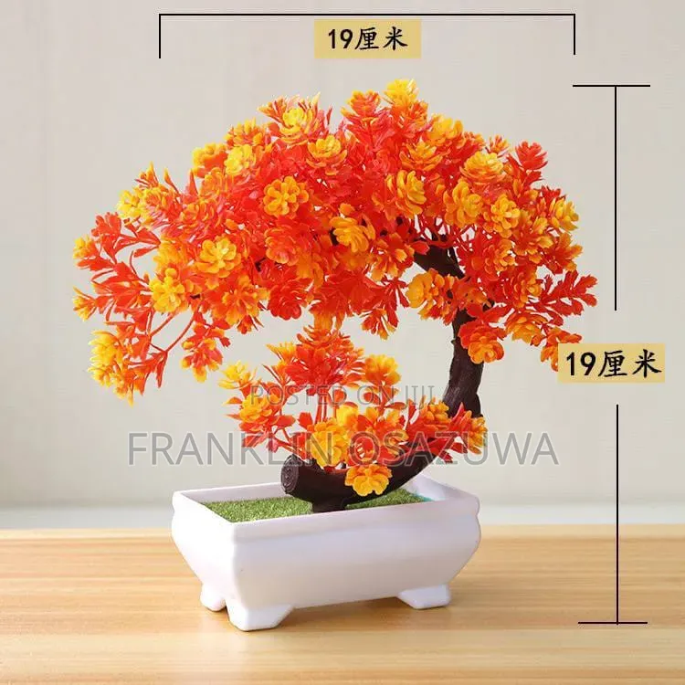 Artificial Bonsai Tree With Ceramic Pot (Decorative Plant)