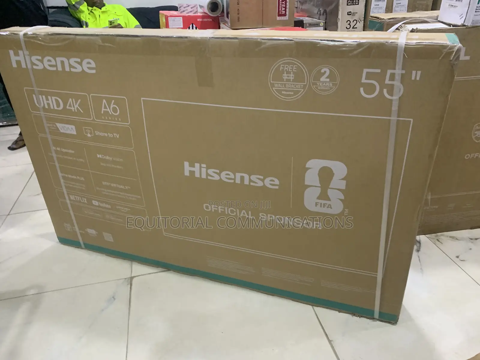 Hisense 55A6Q Smart UHD Television With Wide Color Display