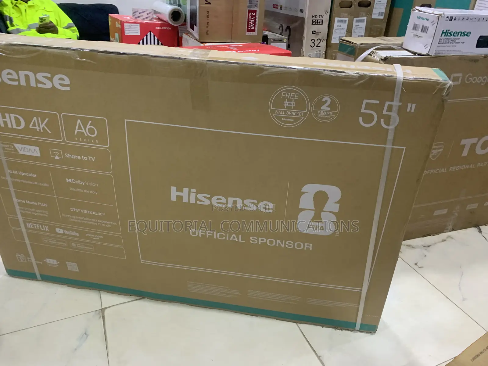 Hisense 55 Inch UHD Google TV 55A6Q for Premium Home Viewing