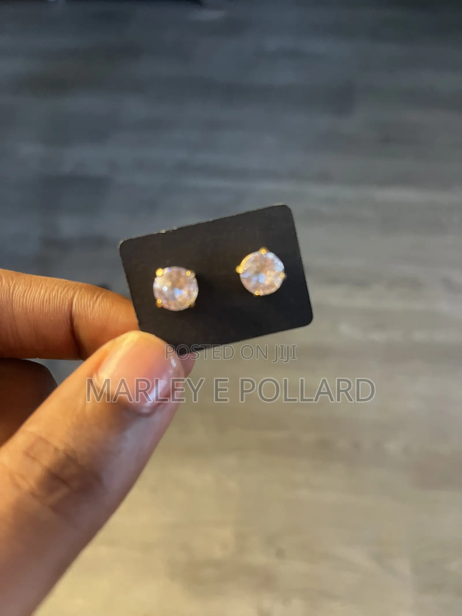 8mm 14kt Gold Magnetic Non Piercing Earrings
