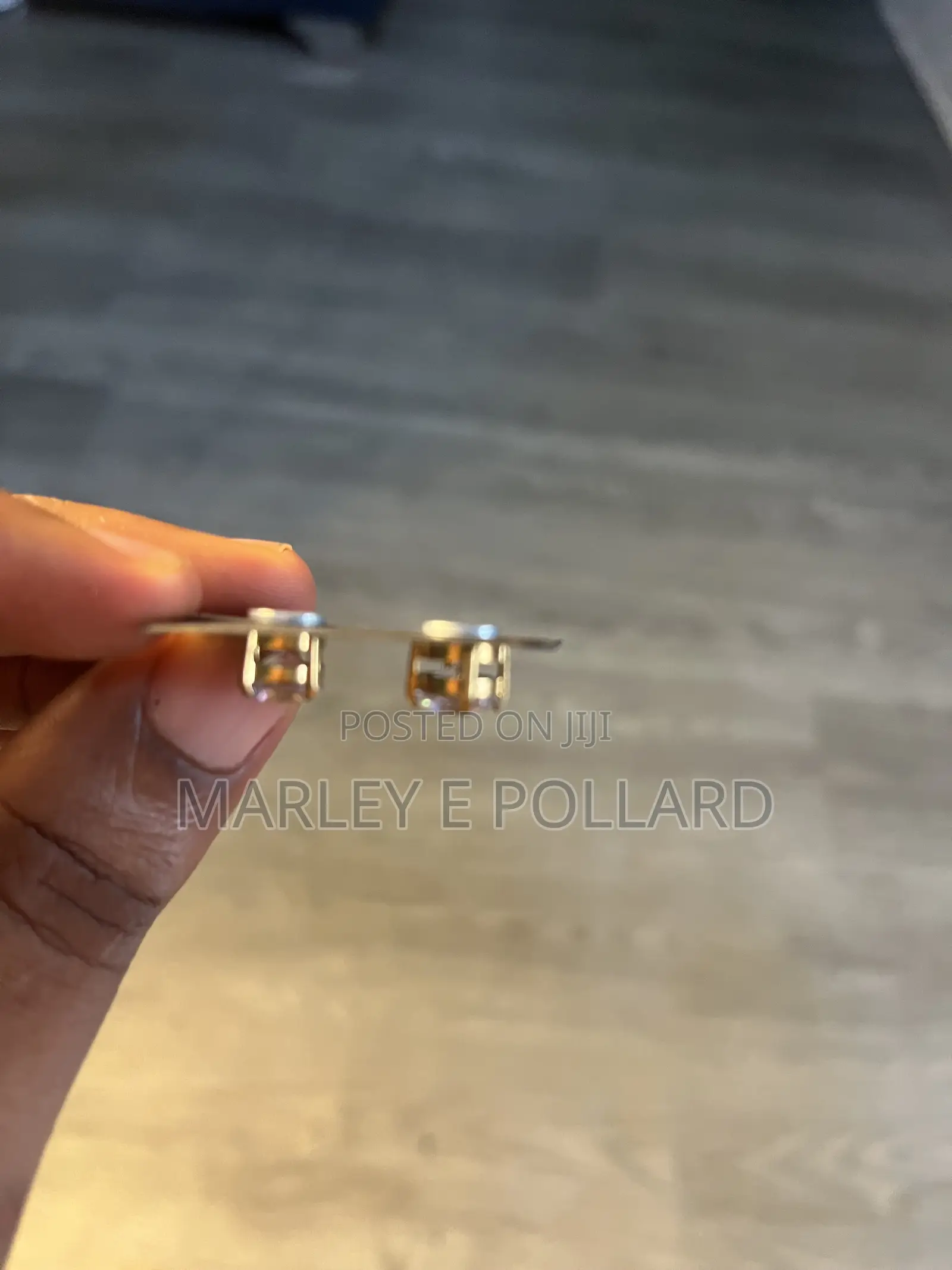 8mm 14kt Gold Magnetic Non Piercing Earrings