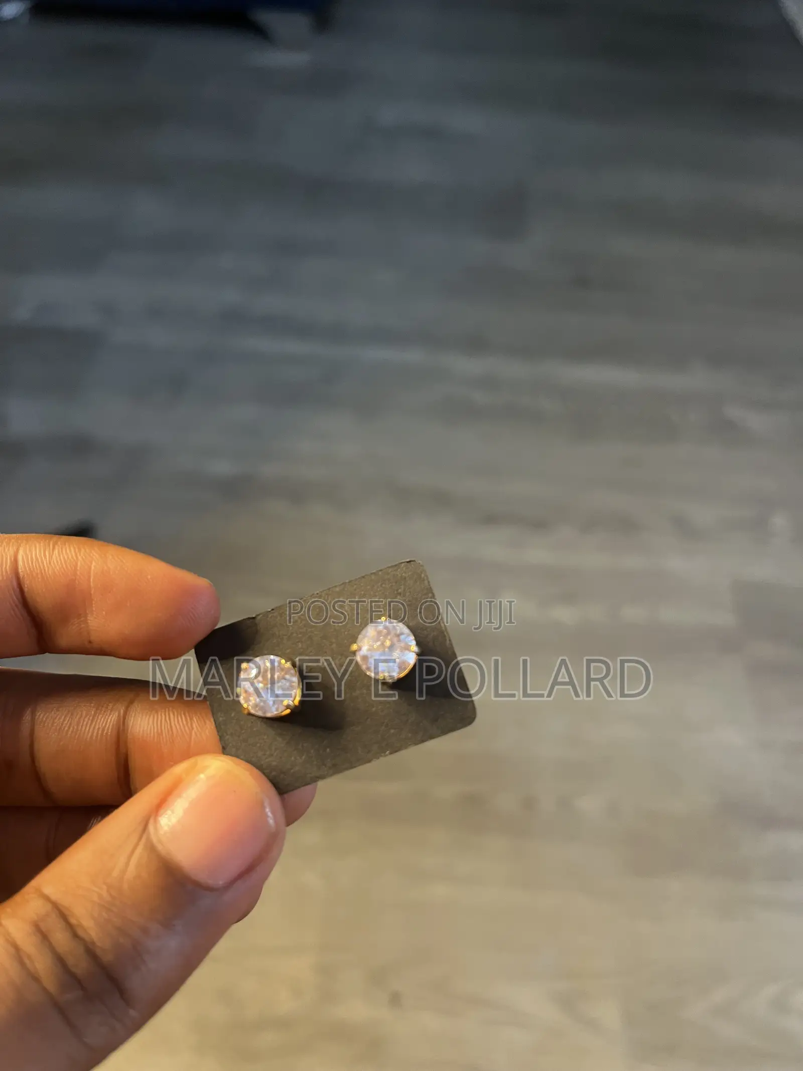 8mm 14kt Gold Magnetic Non Piercing Earrings