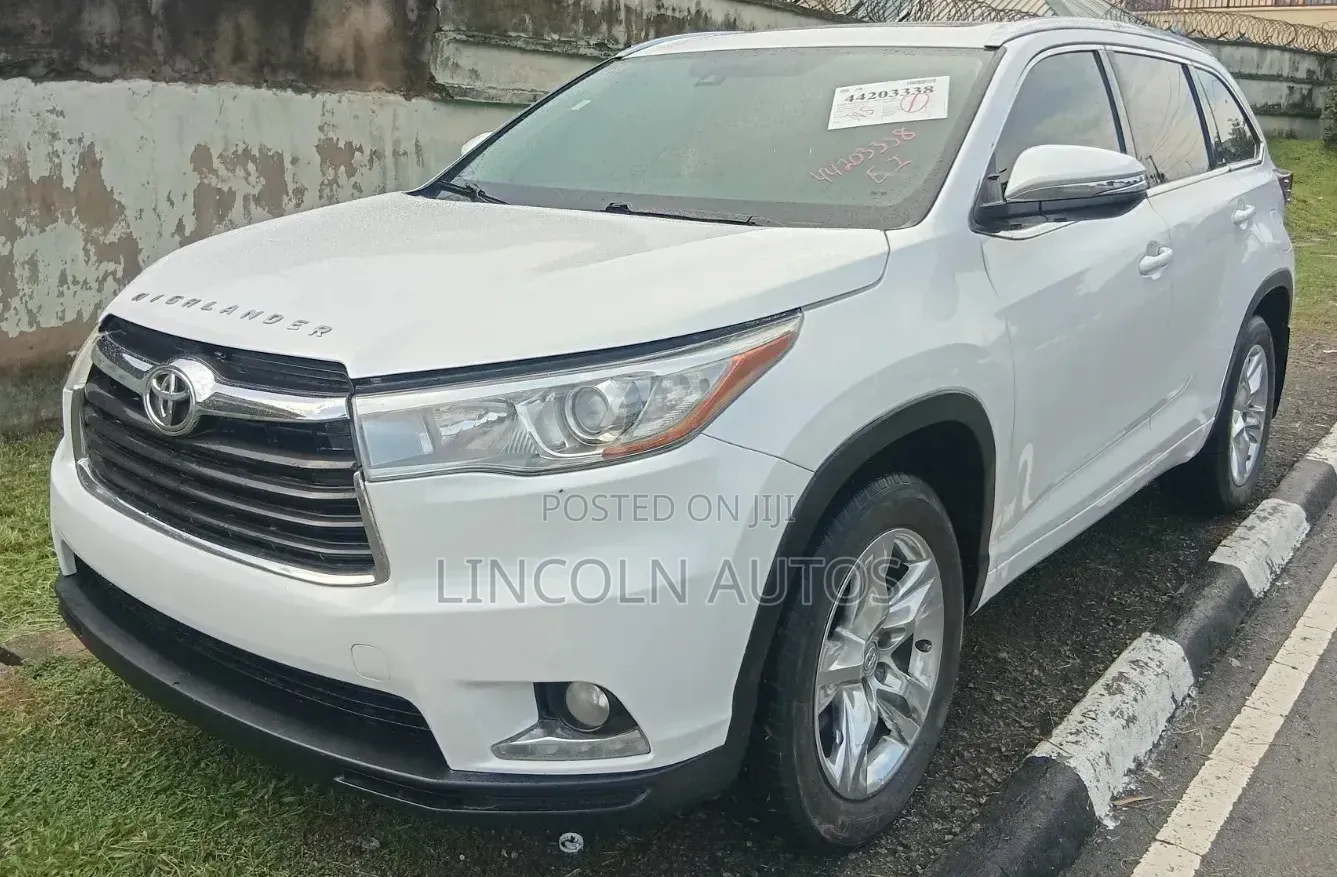 Toyota Highlander Limited Platinum V6 4x4 (3.5L 6cyl 6A) 2016 White