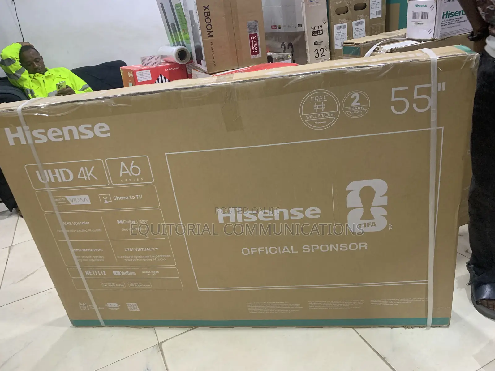 Hisense 55 Inch UHD Google TV 55A6Q for Premium Home Viewing
